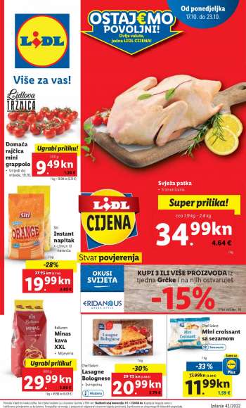 Lidl katalog - 17.10.2022. - 23.10.2022.