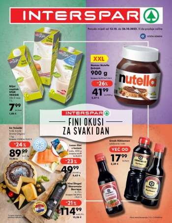 INTERSPAR katalog - 13.10.2022. - 26.10.2022.