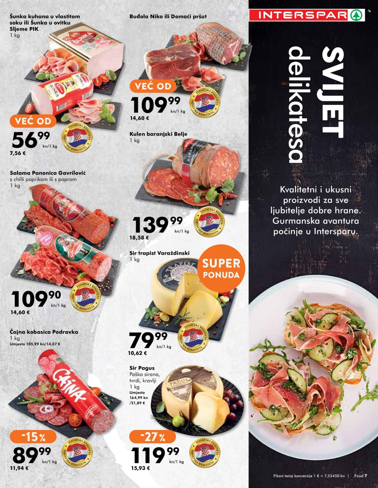 INTERSPAR katalog - 13.10.2022. - 26.10.2022. Stranica 7