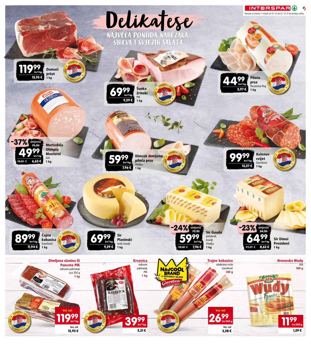 INTERSPAR katalog - 19.10.2022. - 25.10.2022. Stranica 7