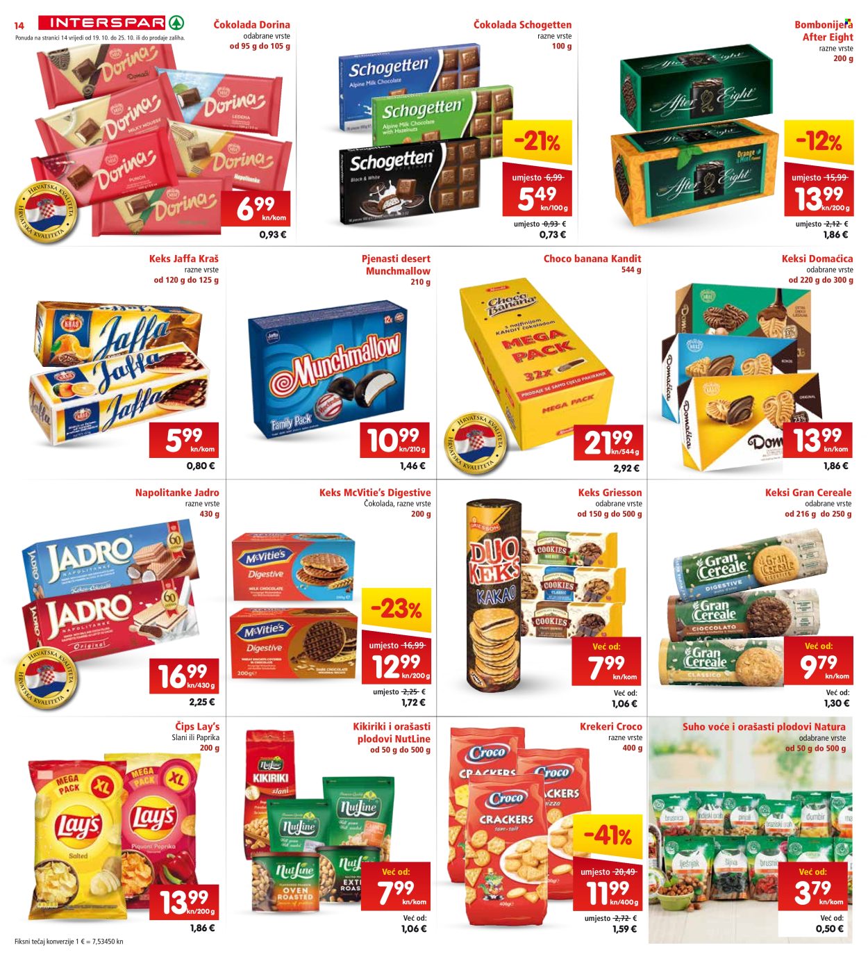 INTERSPAR katalog - 19.10.2022. - 25.10.2022. Stranica 14