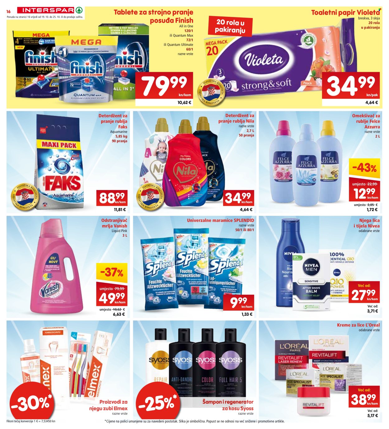 INTERSPAR katalog - 19.10.2022. - 25.10.2022. Stranica 16