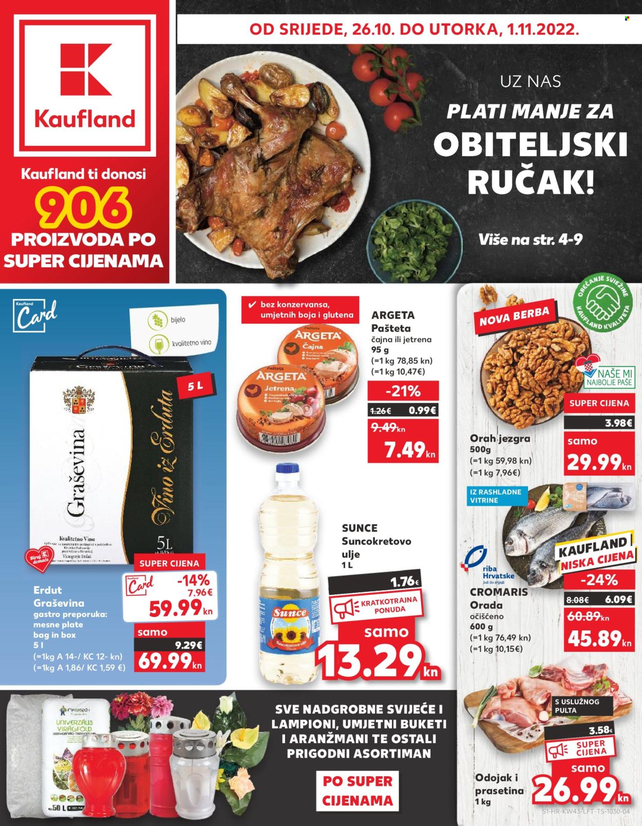 Kaufland katalog - 26.10.2022. - 01.11.2022. Stranica 1