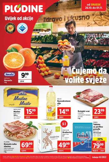 Plodine katalog - 26.10.2022. - 01.11.2022.