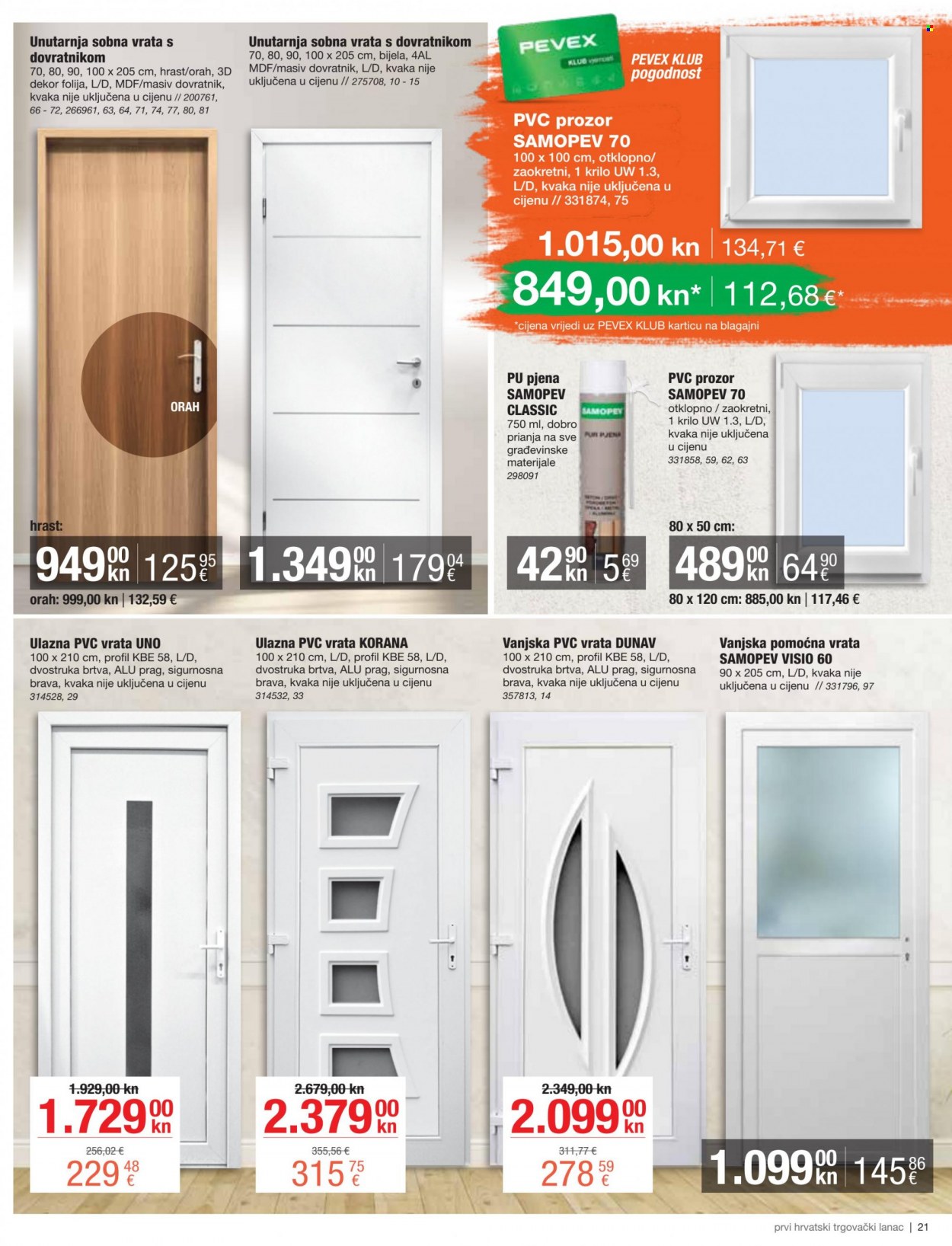 Pevex katalog - 27.10.2022. - 22.11.2022. Stranica 21