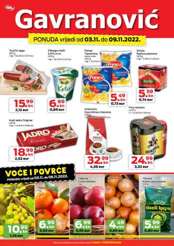 Gavranović katalog - 03.11.2022. - 09.11.2022.