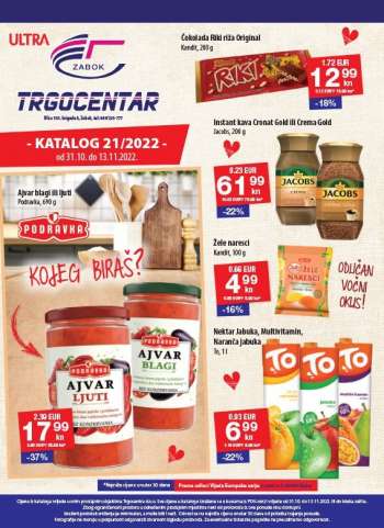 Trgocentar katalog - 31.10.2022. - 13.11.2022.