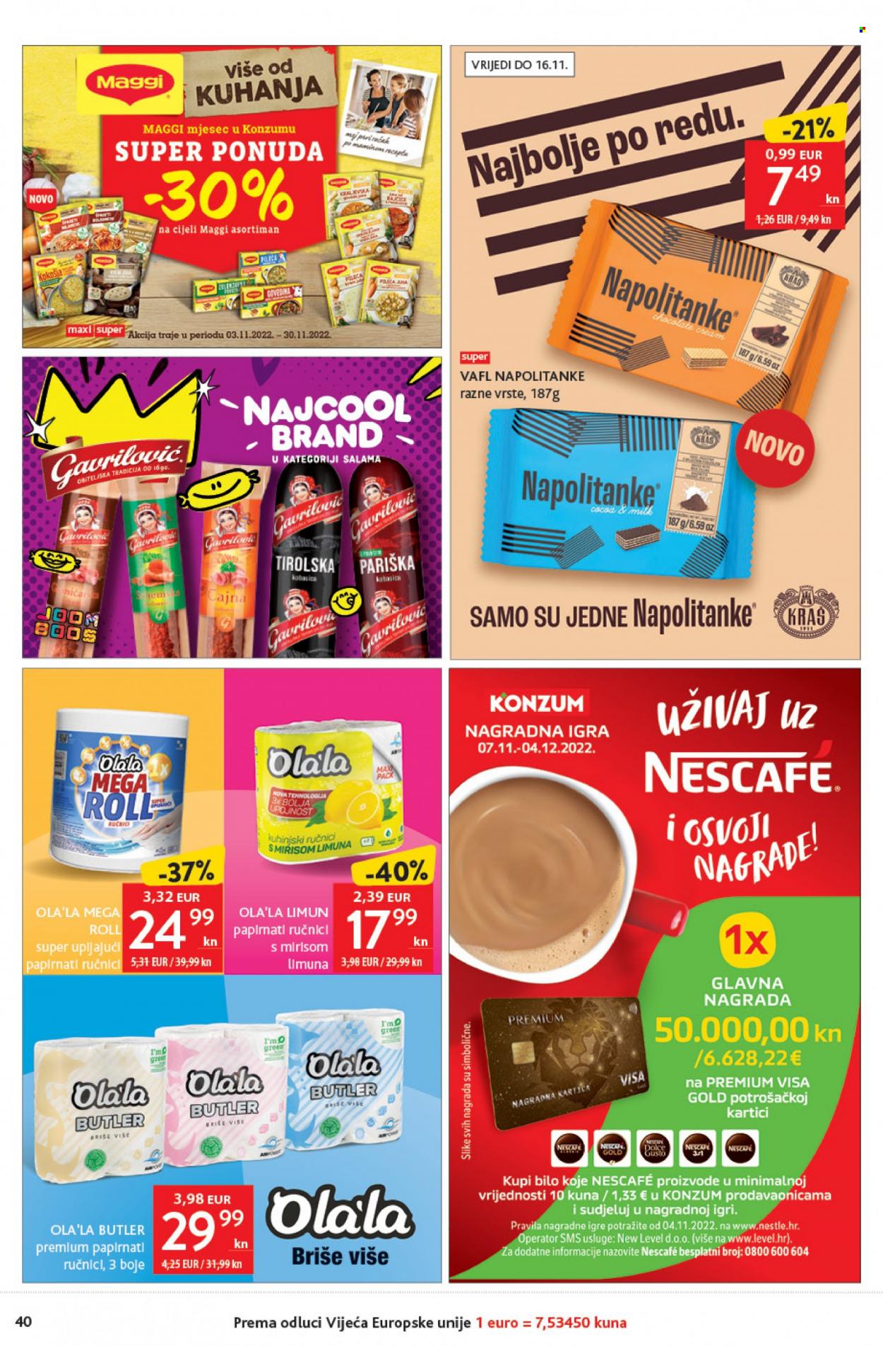 Konzum katalog - 03.11.2022. - 09.11.2022. Stranica 40