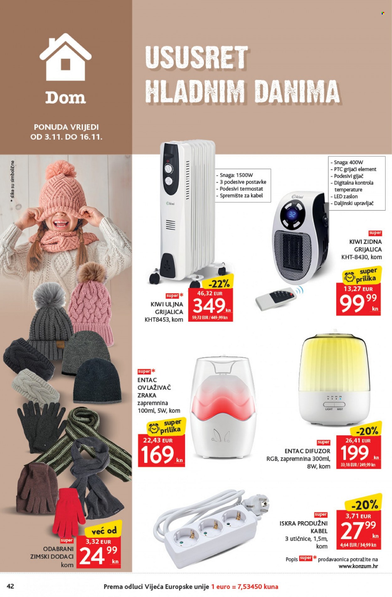 Konzum katalog - 03.11.2022. - 09.11.2022. Stranica 42