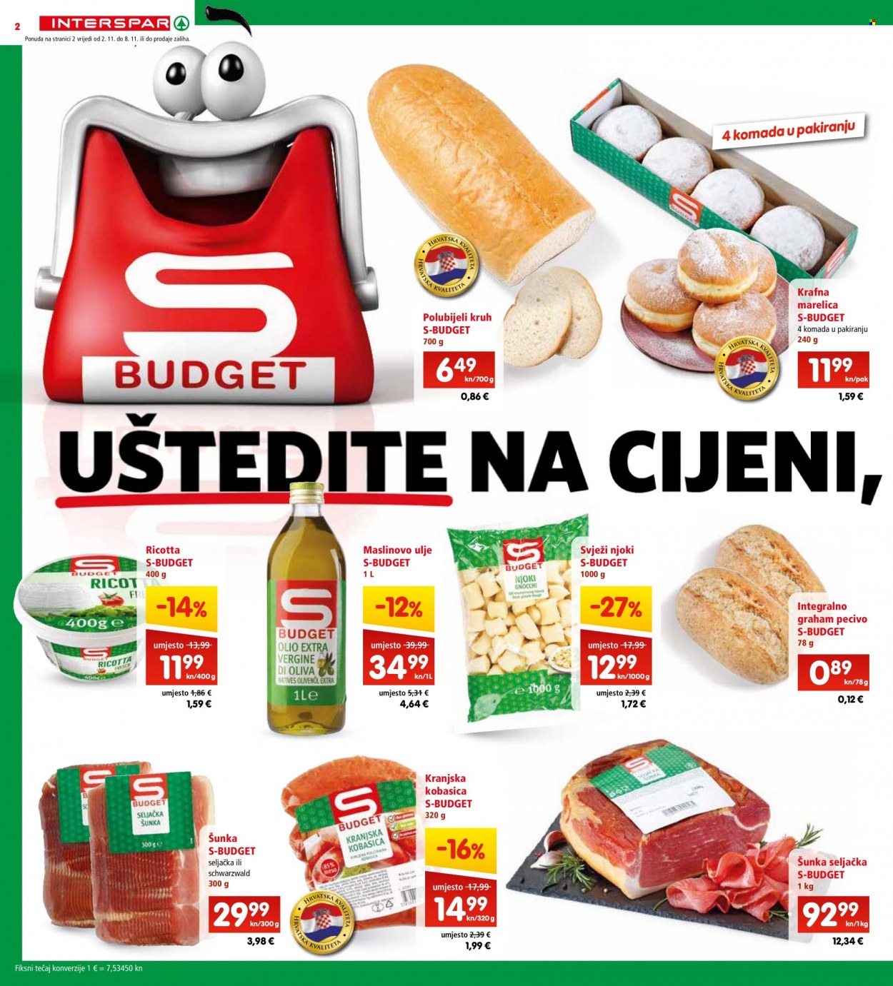 INTERSPAR katalog - 02.11.2022. - 08.11.2022. Stranica 2
