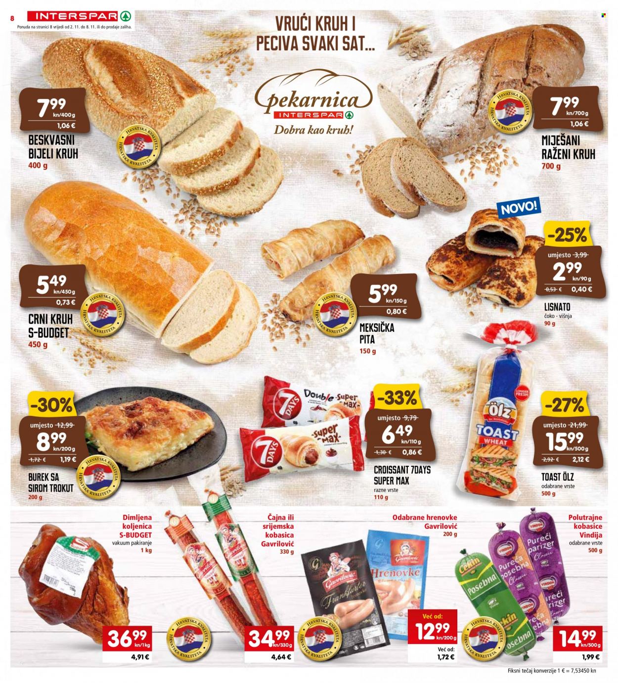 INTERSPAR katalog - 02.11.2022. - 08.11.2022. Stranica 8