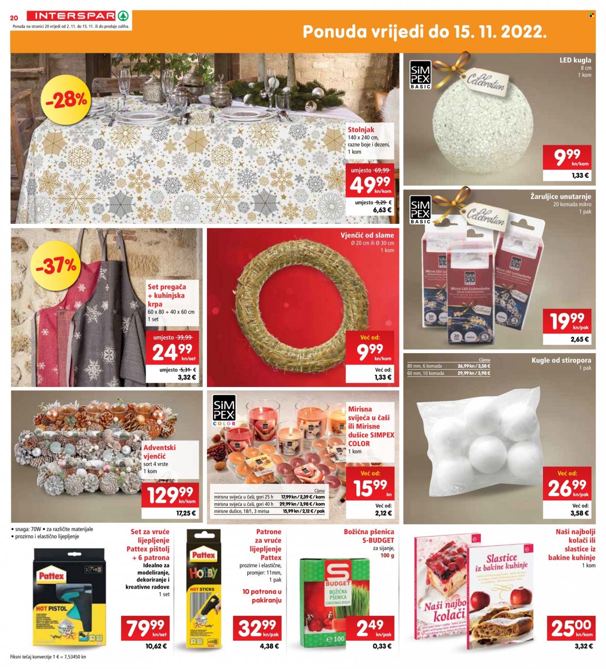 INTERSPAR katalog - 02.11.2022. - 08.11.2022. Stranica 20
