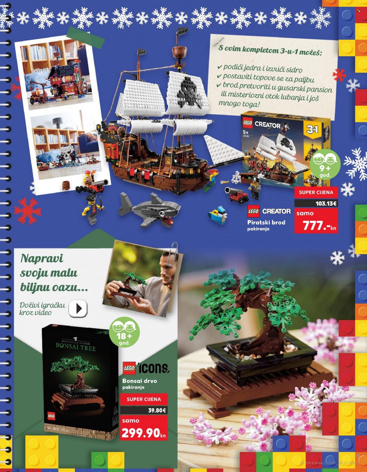 thumbnail - Kaufland katalog - 02.11.2022. - 24.12.2022. - Sniženi proizvodi - brod, igračka, LEGO, LEGO Creator. Stranica 5.
