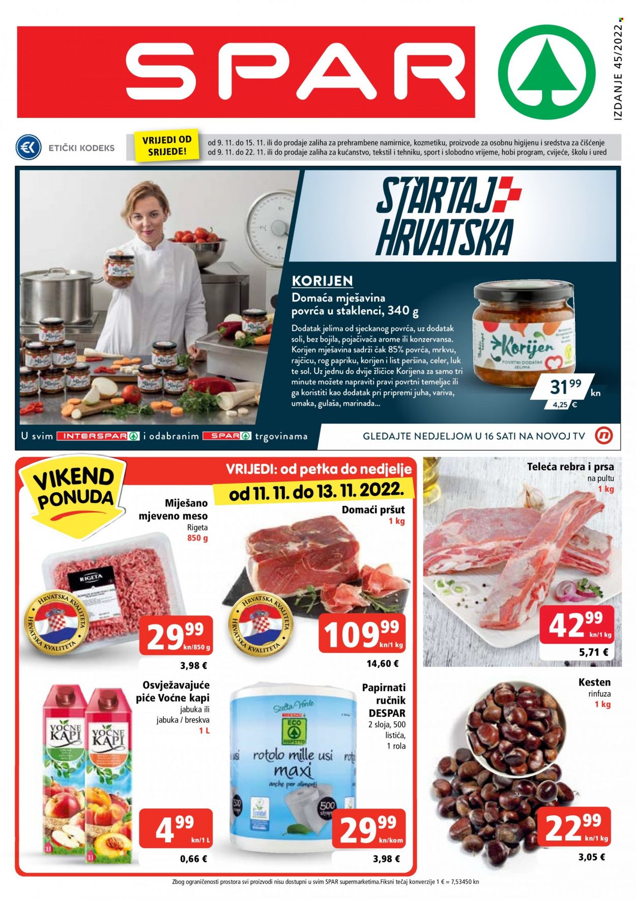 SPAR katalog - 09.11.2022. - 15.11.2022. Stranica 1