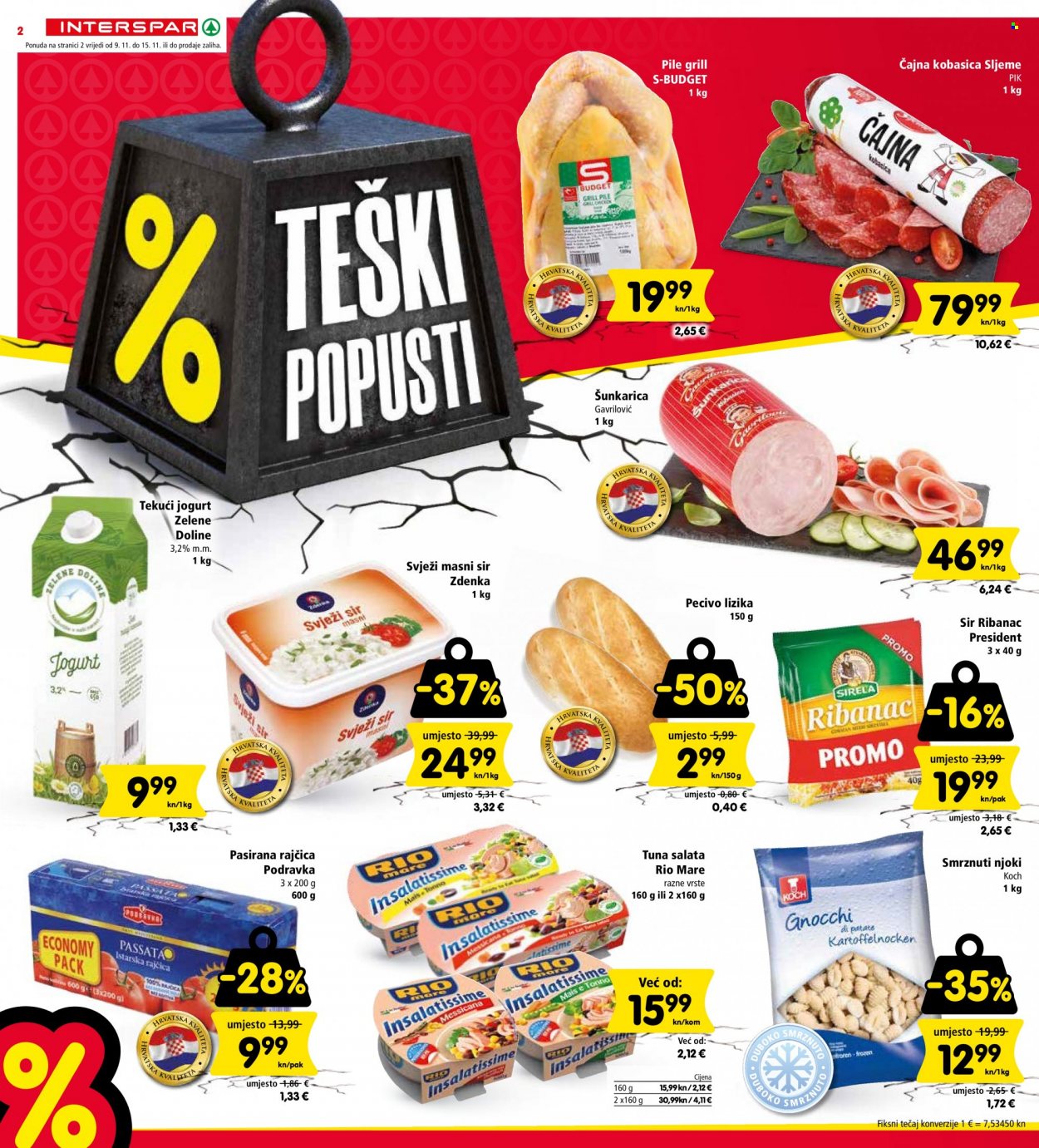 INTERSPAR katalog - 09.11.2022. - 15.11.2022. Stranica 2