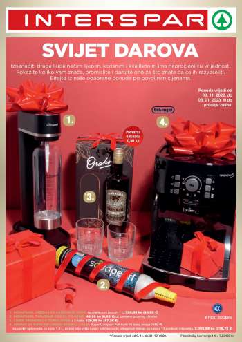 INTERSPAR katalog - 09.11.2022. - 06.01.2023.