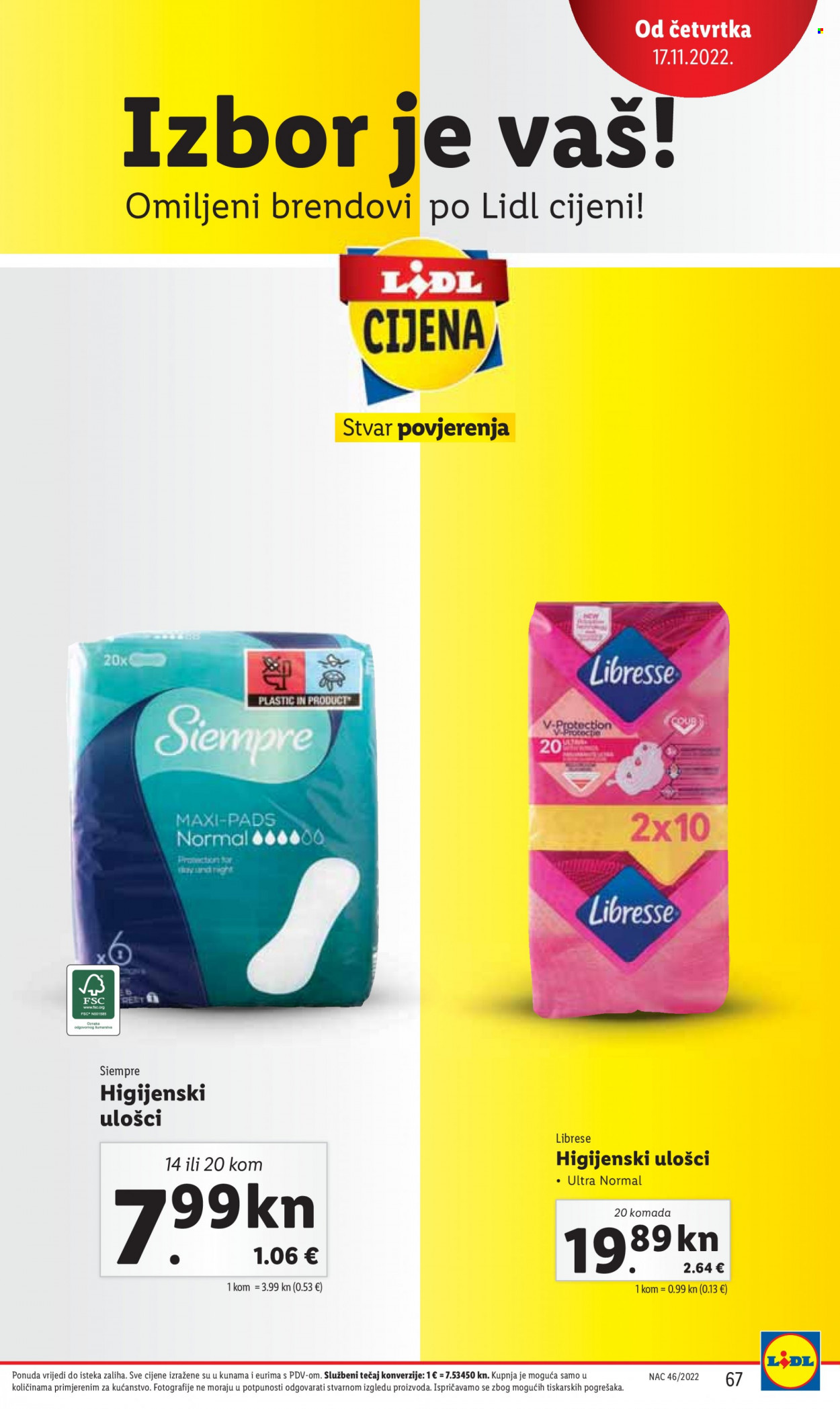 Lidl katalog - 14.11.2022. - 20.11.2022. Stranica 67