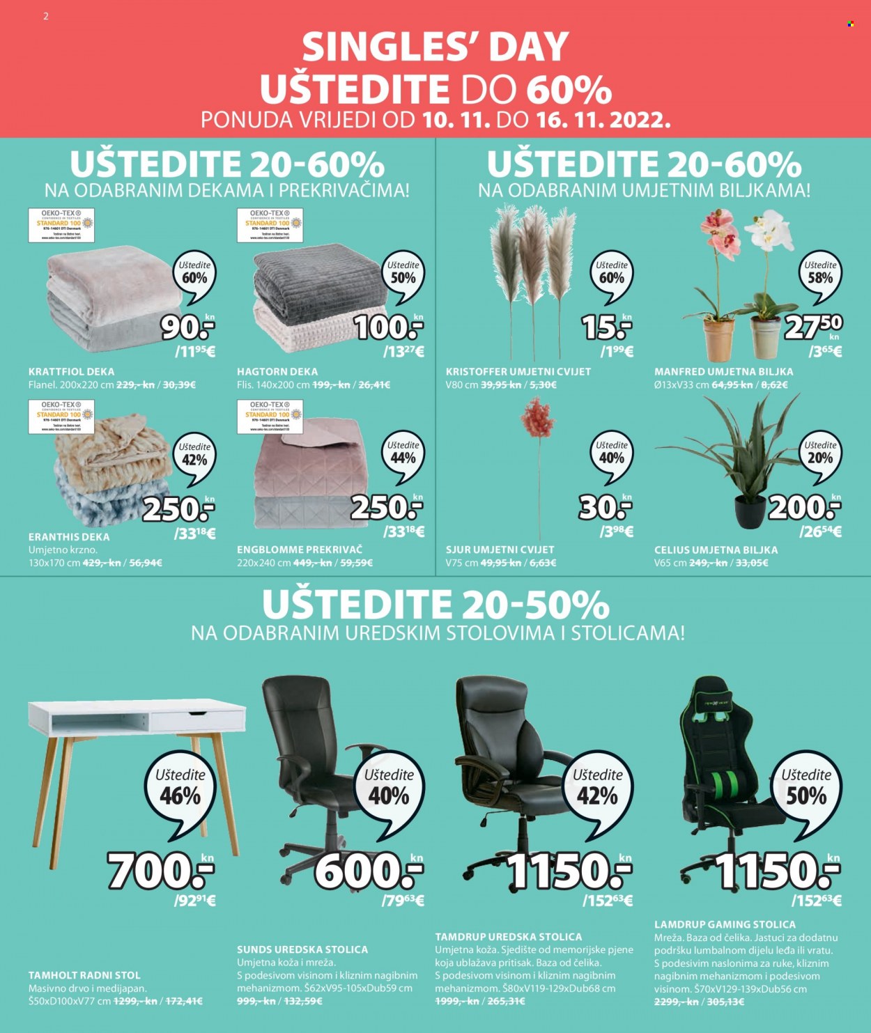 JYSK katalog - 10.11.2022. - 27.11.2022. Stranica 2