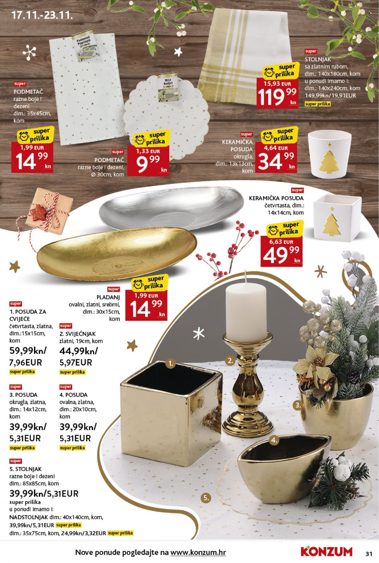 Konzum katalog - 17.11.2022. - 23.11.2022. Stranica 31