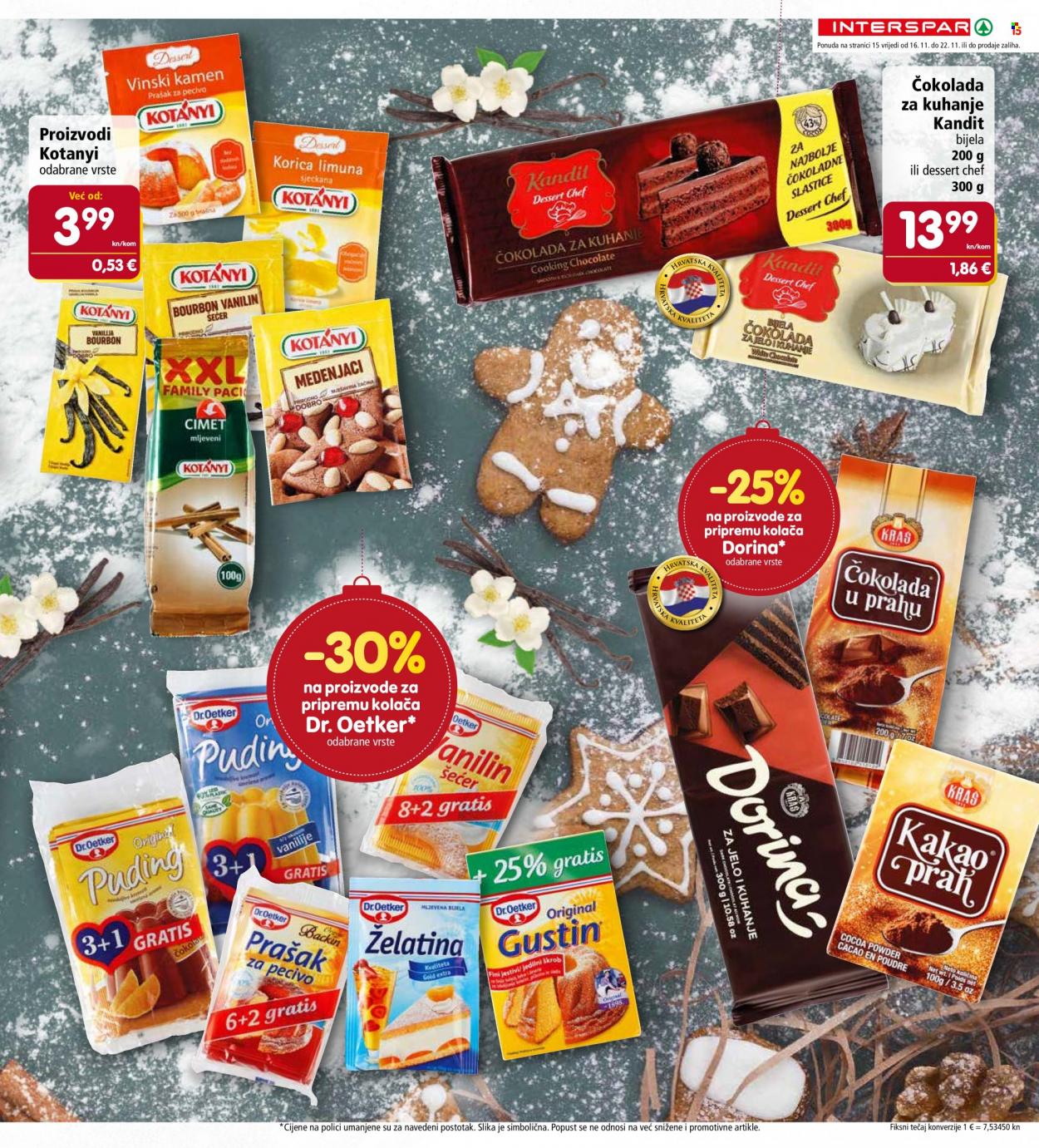 INTERSPAR katalog - 16.11.2022. - 22.11.2022. Stranica 15