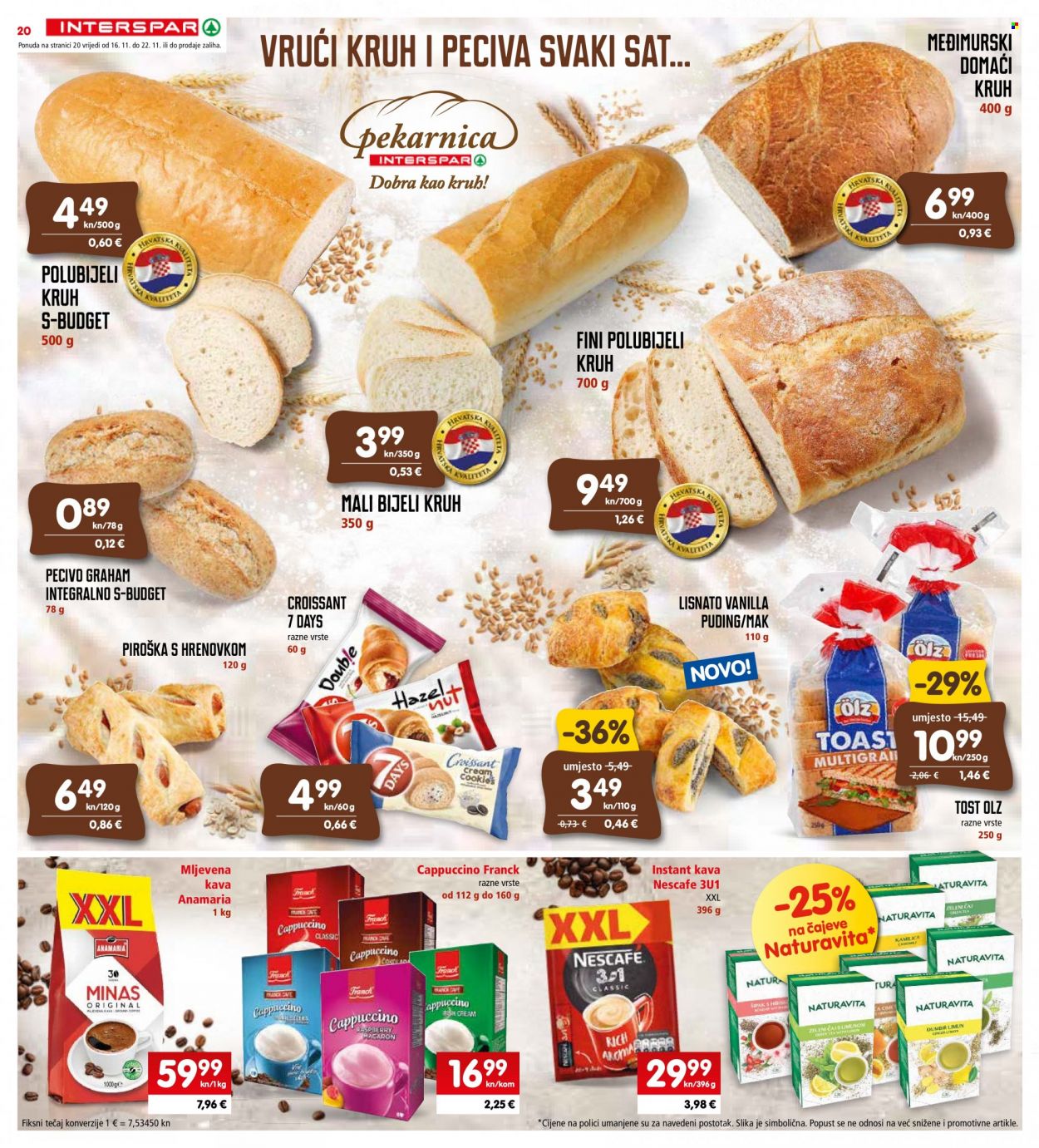 INTERSPAR katalog - 16.11.2022. - 22.11.2022. Stranica 20