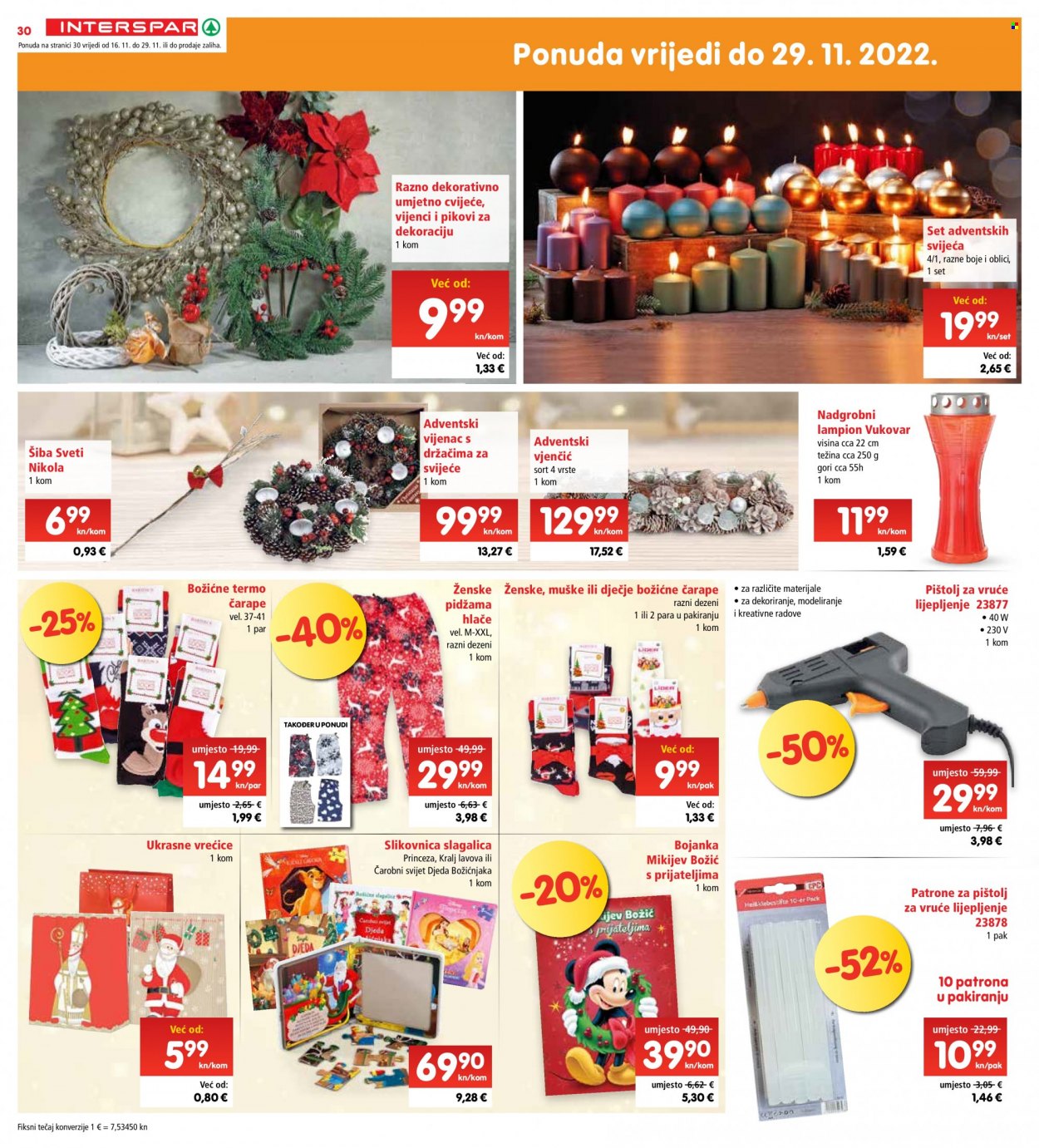 INTERSPAR katalog - 16.11.2022. - 22.11.2022. Stranica 30