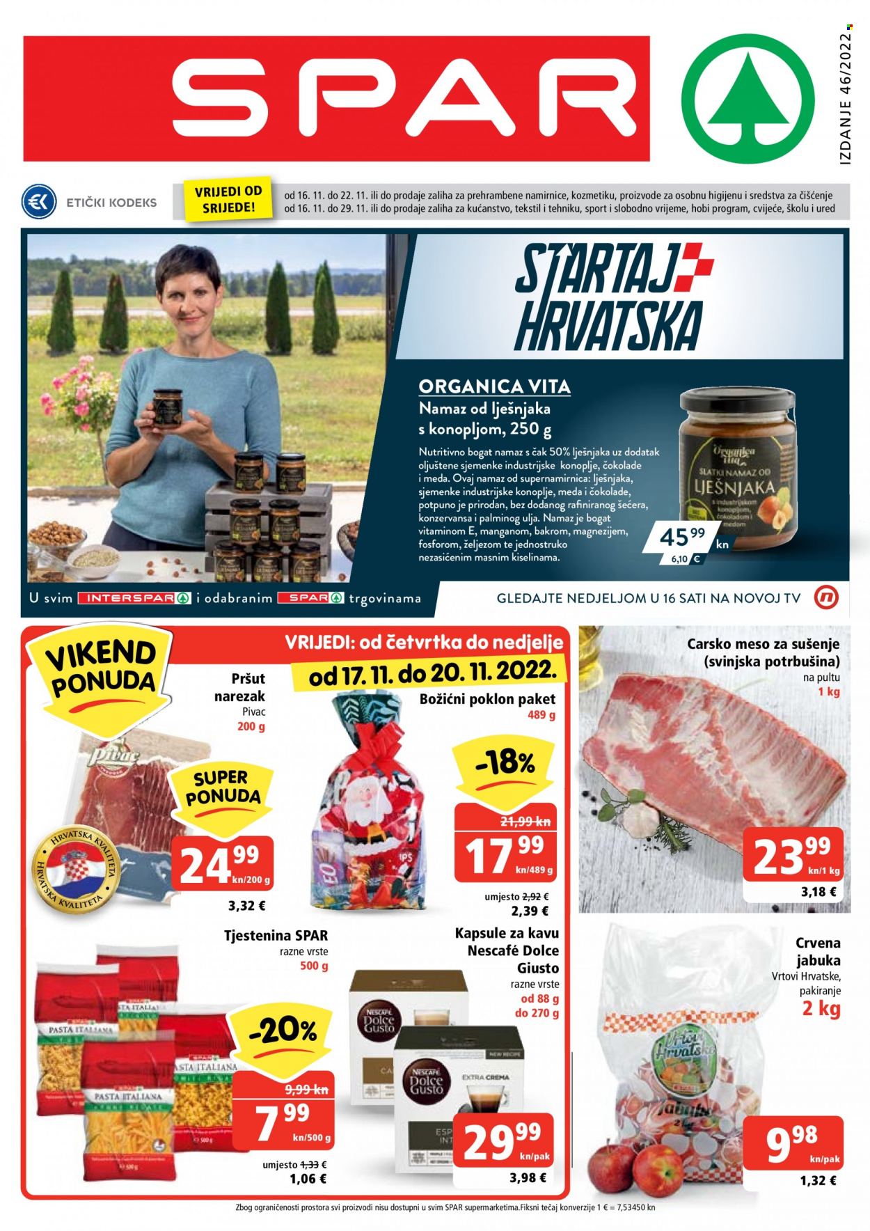 SPAR katalog - 16.11.2022. - 22.11.2022. Stranica 1