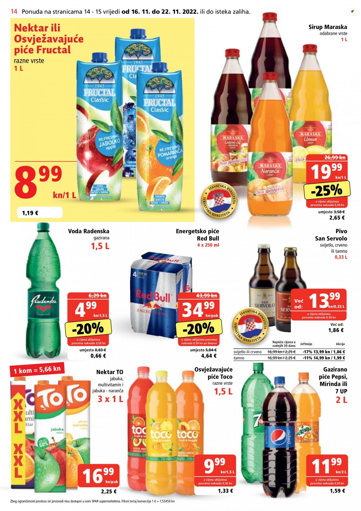 SPAR katalog - 16.11.2022. - 22.11.2022. Stranica 14