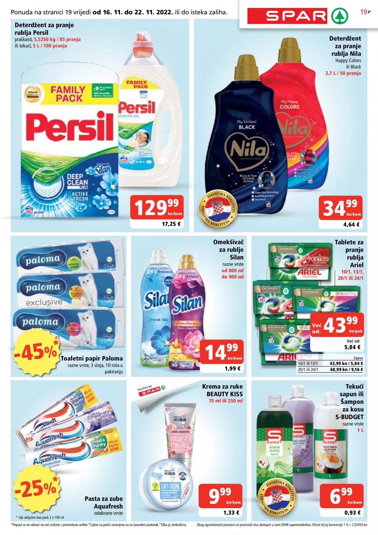SPAR katalog - 16.11.2022. - 22.11.2022. Stranica 19