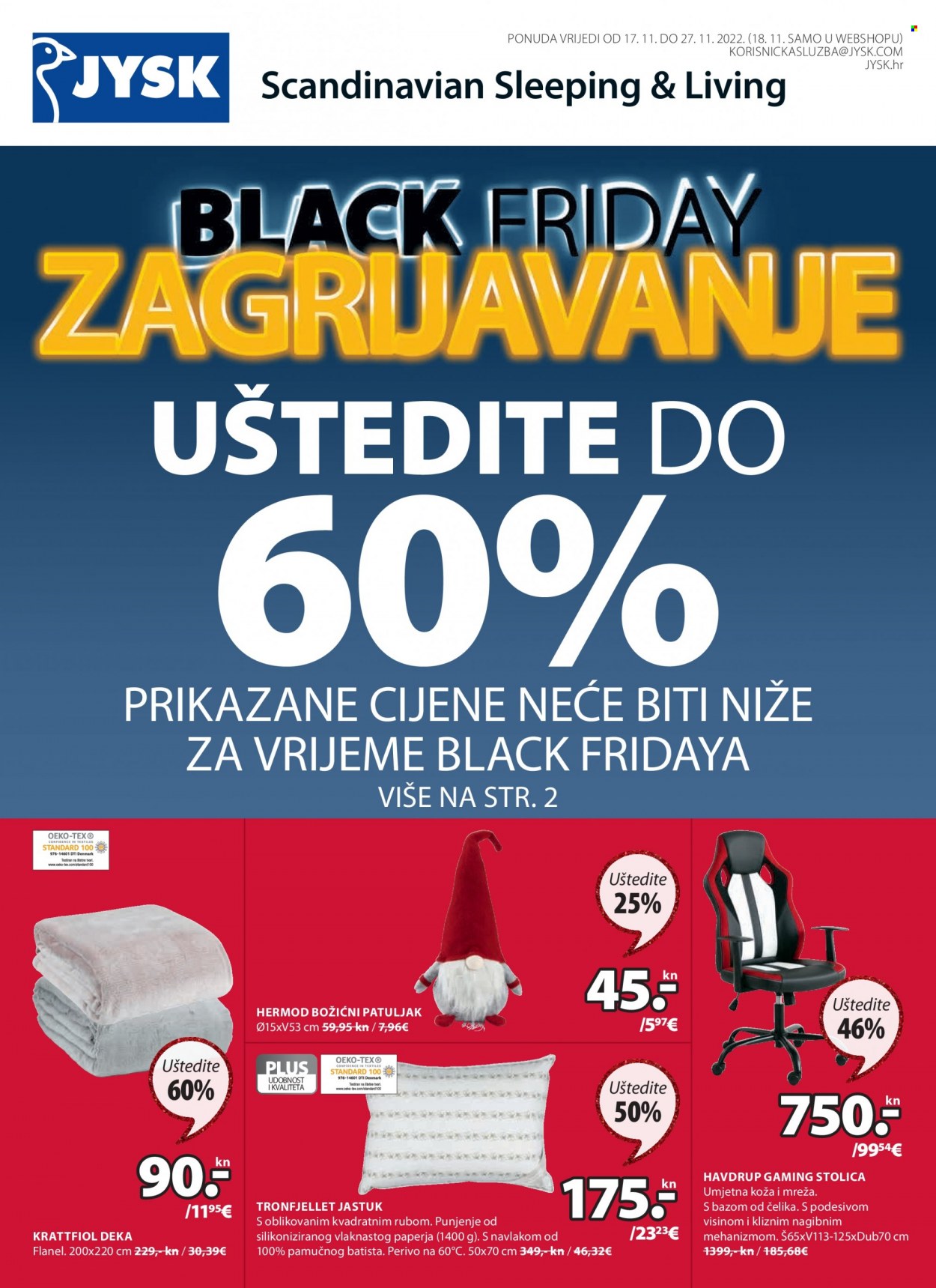 JYSK katalog - 17.11.2022. - 27.11.2022. Stranica 1