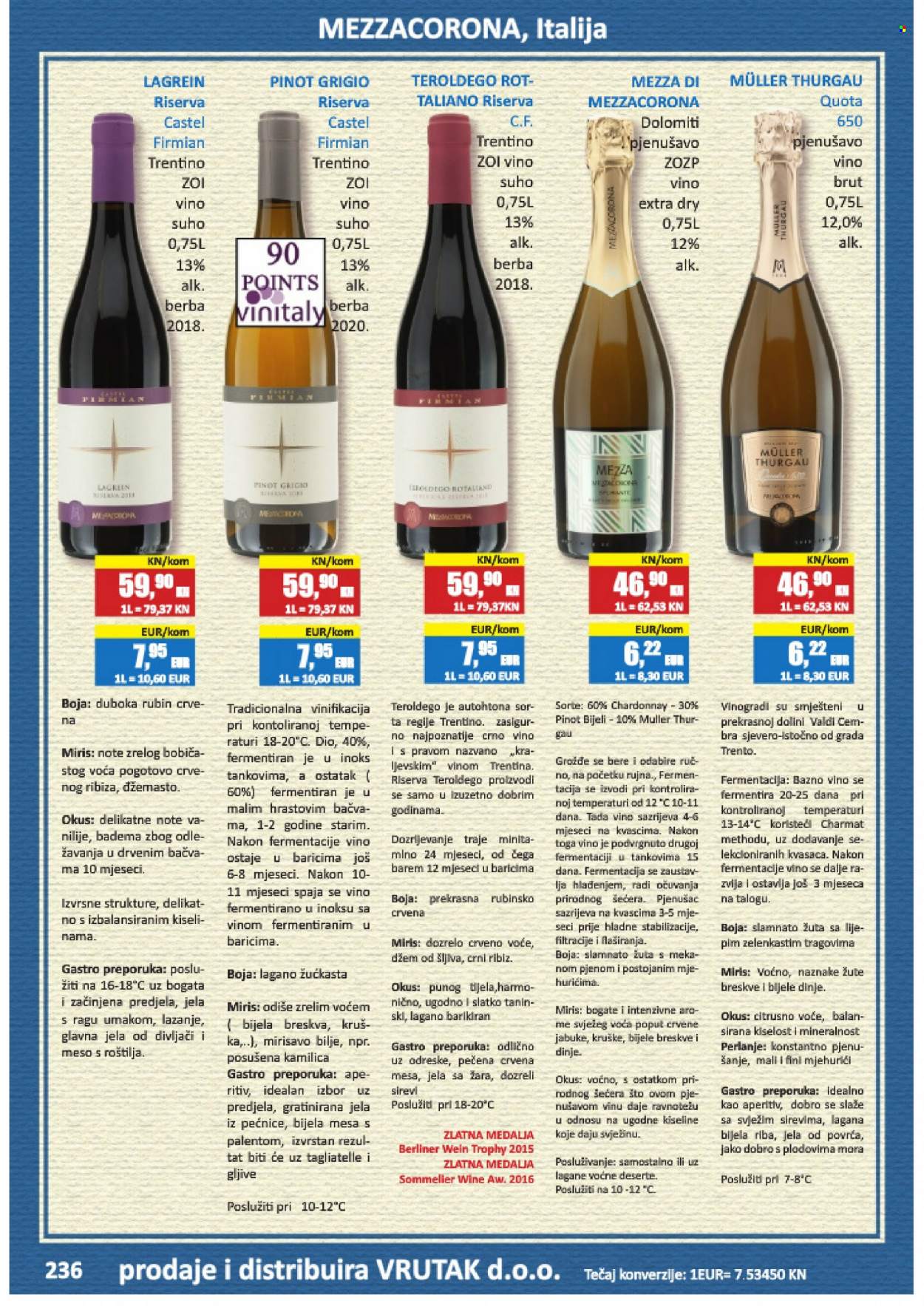 thumbnail - Vrutak katalog - Sniženi proizvodi - pečurke, crni ribiz, lasagne, DOBRO, tagliatelle, džem, bijelo vino, Chardonnay, vino, pjenušavo vino, alkohol. Stranica 236.