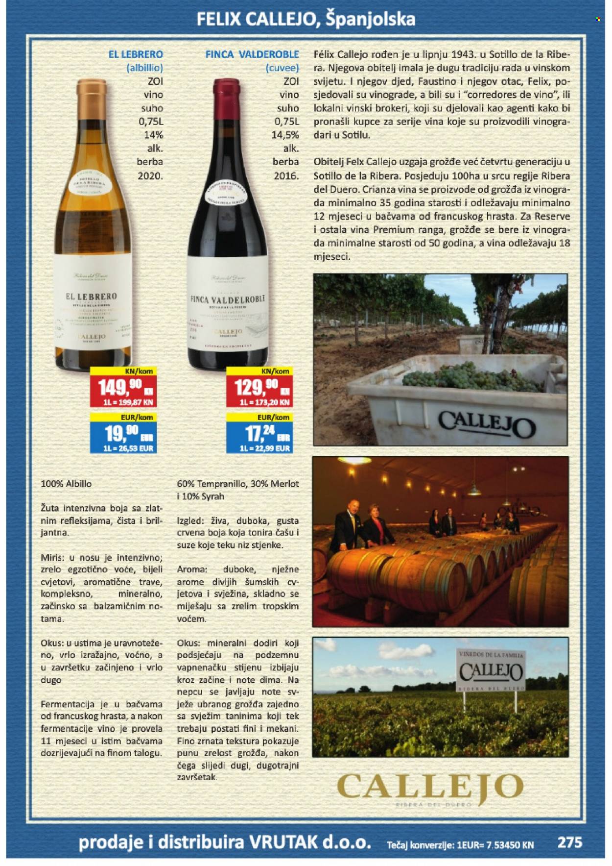 thumbnail - Vrutak katalog - Sniženi proizvodi - Fino, crno vino, Merlot, vino, Syrah, alkohol. Stranica 275.
