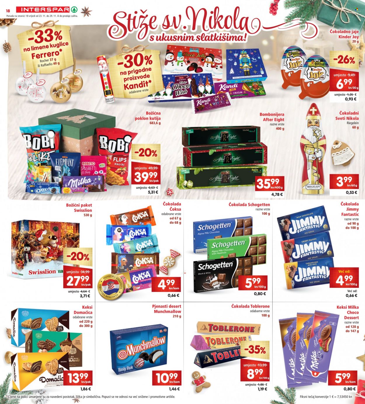 INTERSPAR katalog - 23.11.2022. - 29.11.2022. Stranica 18