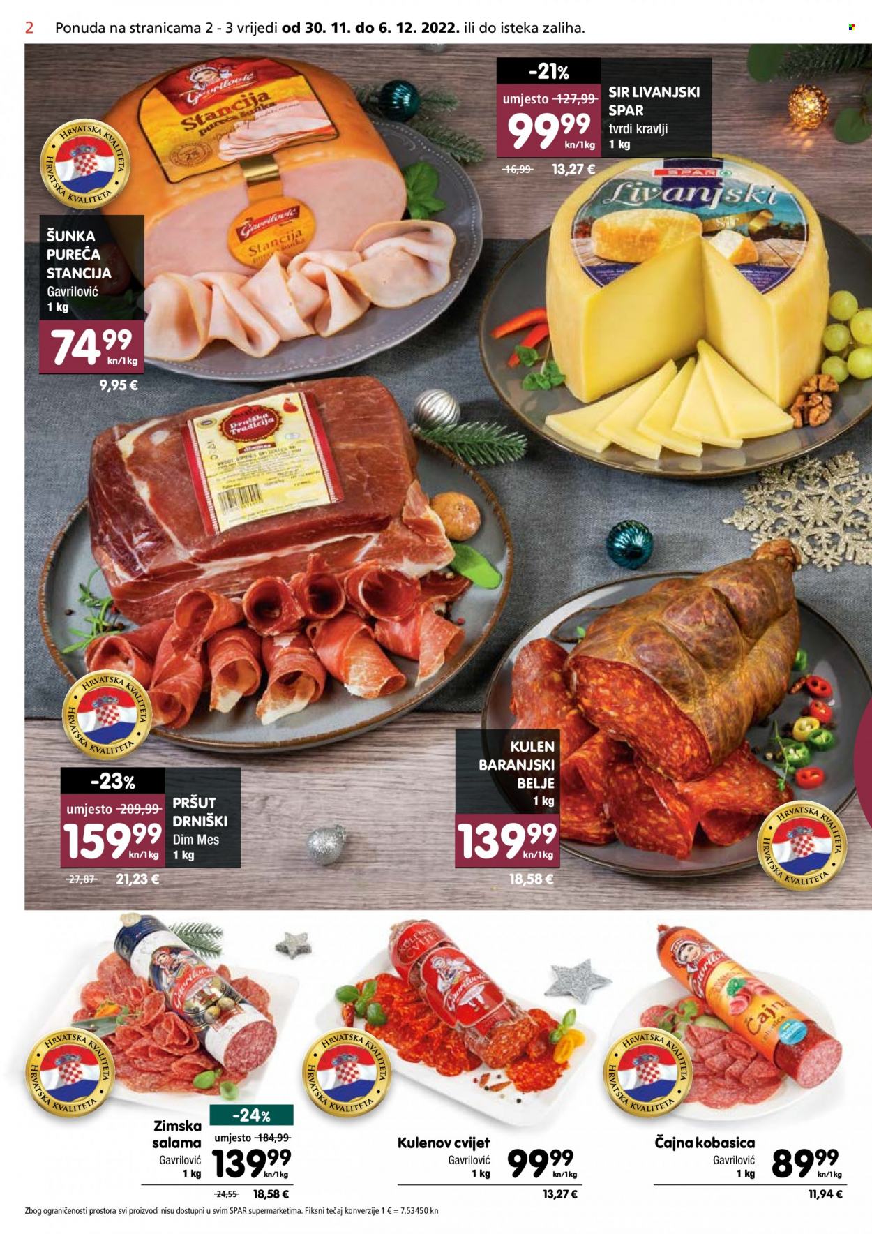 SPAR katalog - 30.11.2022. - 06.12.2022. Stranica 2