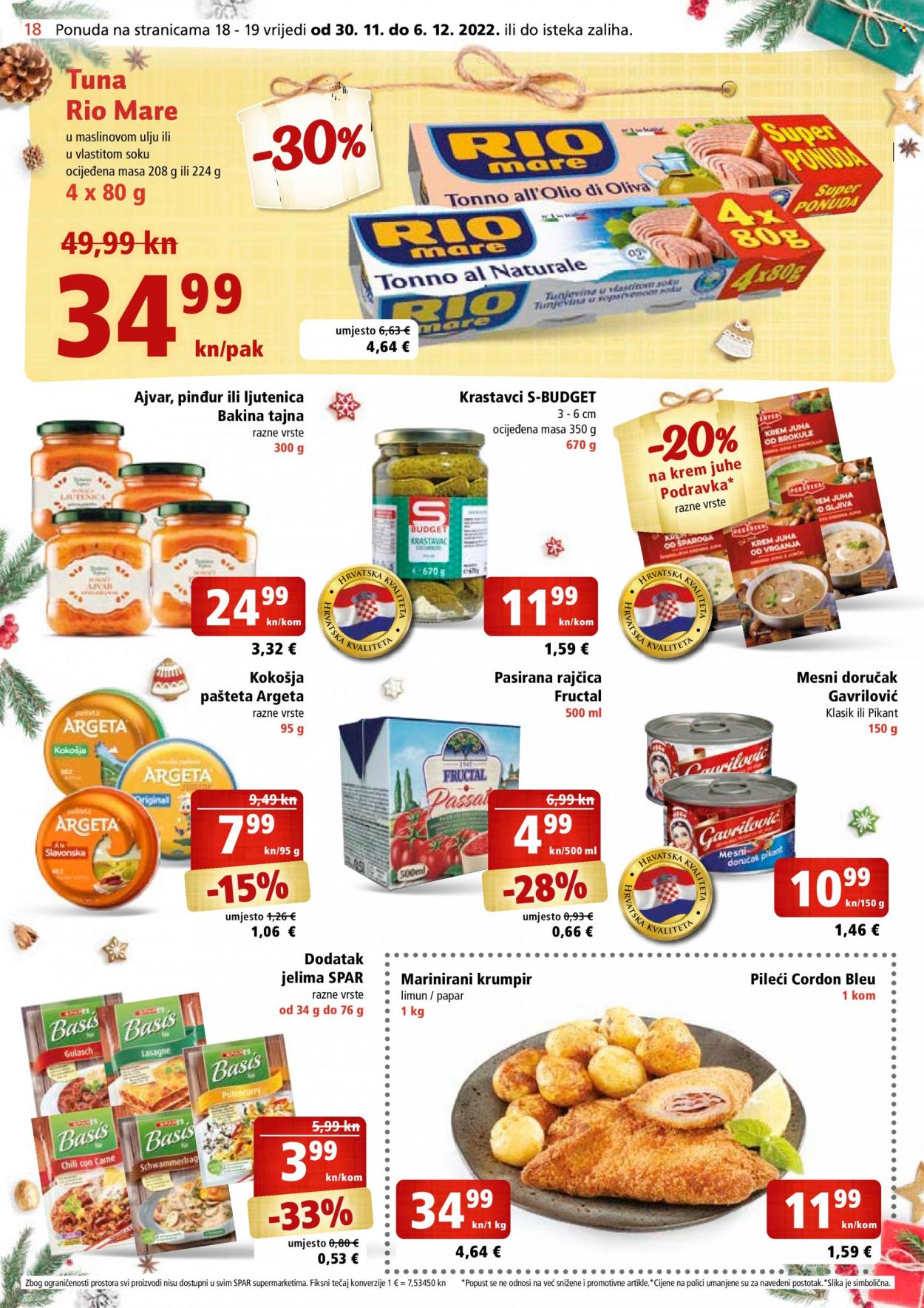 SPAR katalog - 30.11.2022. - 06.12.2022. Stranica 18