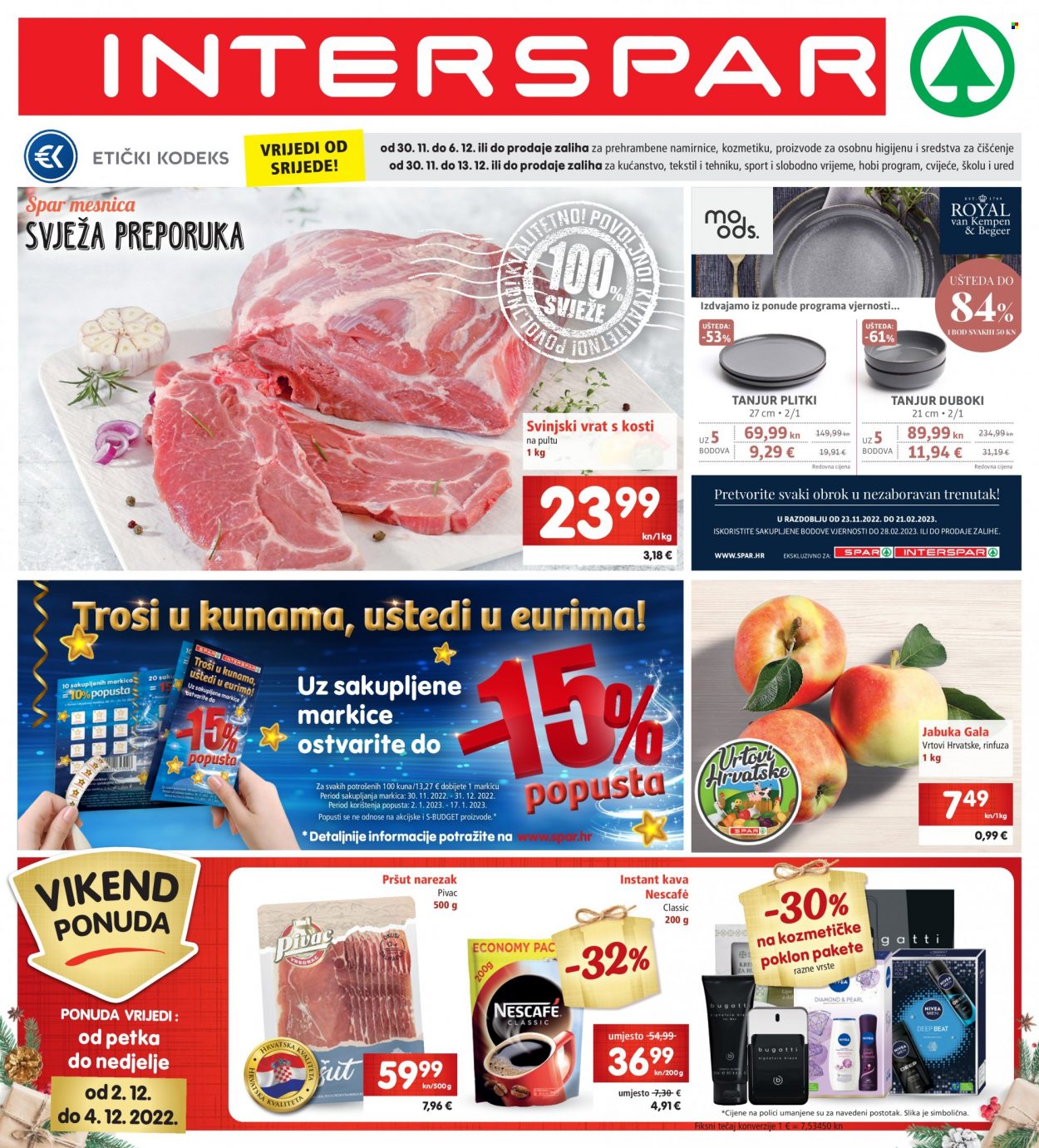 INTERSPAR katalog - 30.11.2022. - 06.12.2022. Stranica 1