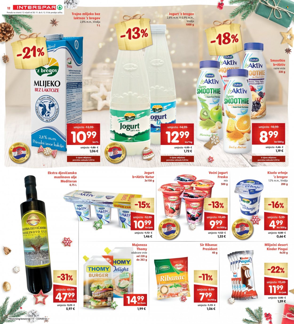 INTERSPAR katalog - 30.11.2022. - 06.12.2022. Stranica 12