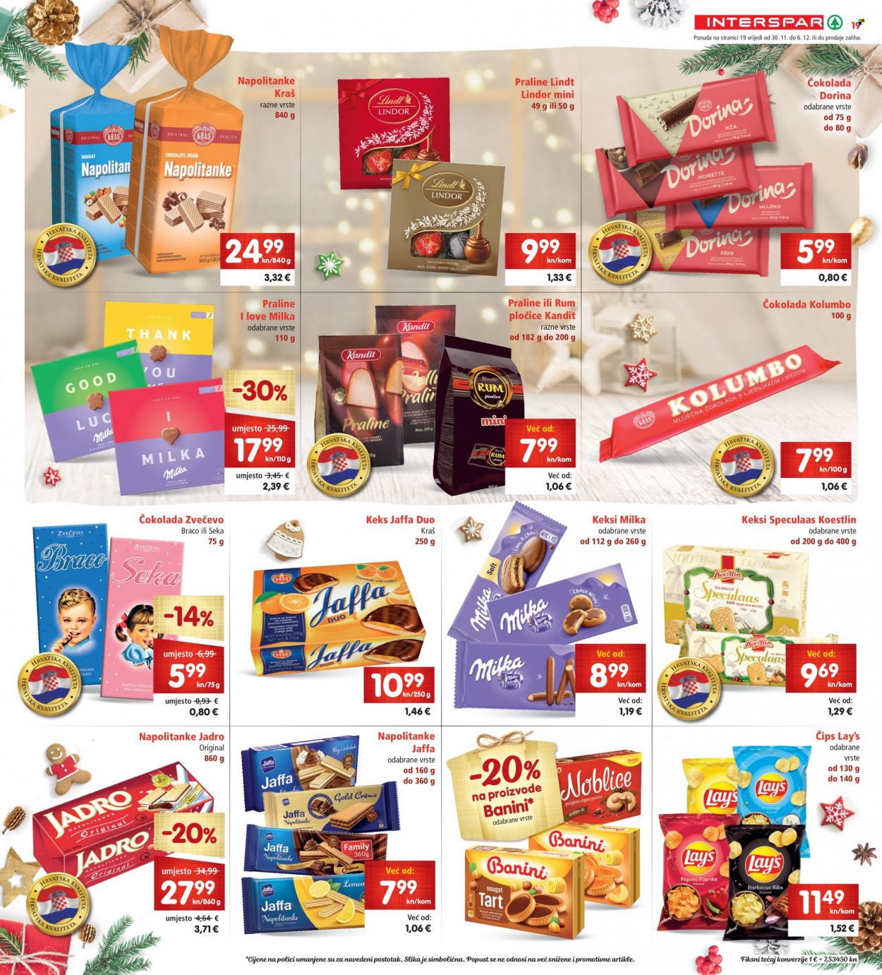 INTERSPAR katalog - 30.11.2022. - 06.12.2022. Stranica 19