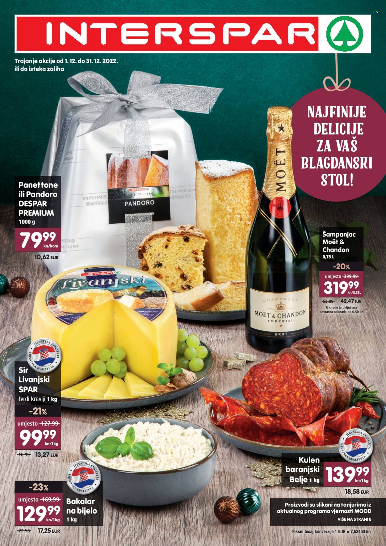 INTERSPAR katalog - 01.12.2022. - 31.12.2022. Stranica 1