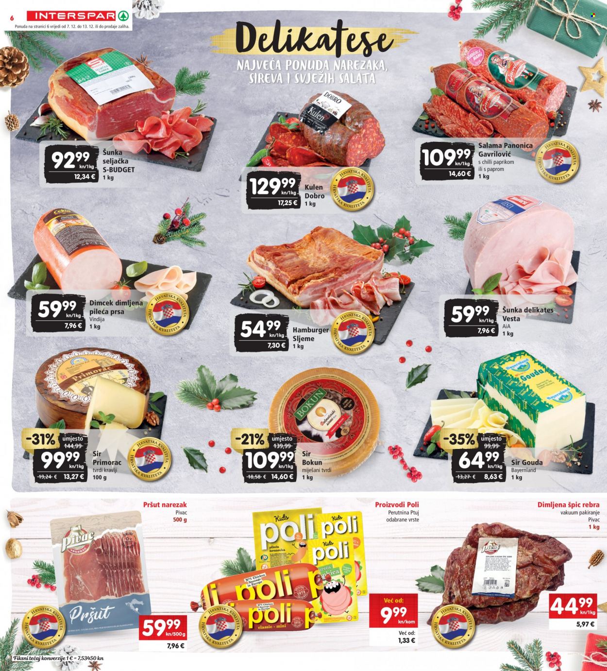 INTERSPAR katalog - 07.12.2022. - 13.12.2022. Stranica 6