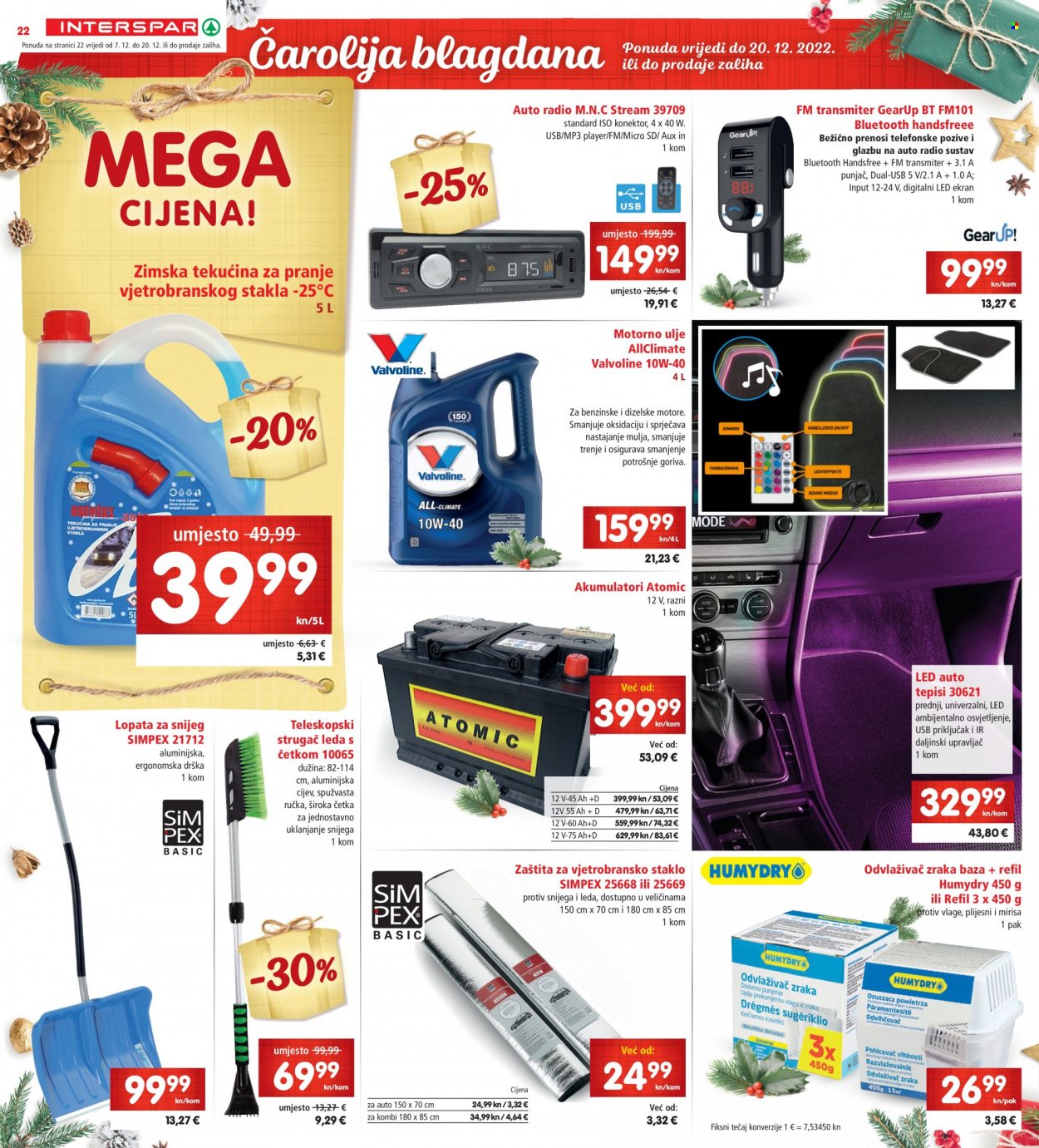 INTERSPAR katalog - 07.12.2022. - 13.12.2022. Stranica 22