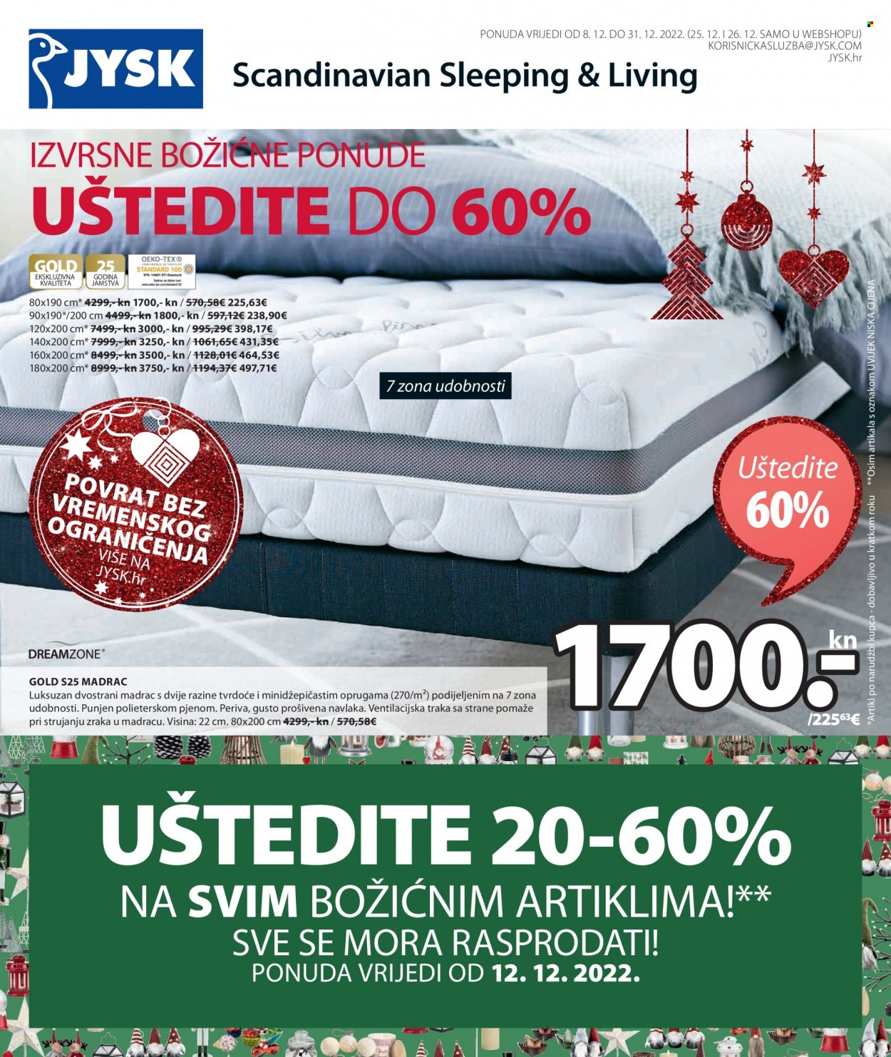 JYSK katalog - 08.12.2022. - 31.12.2022. Stranica 1