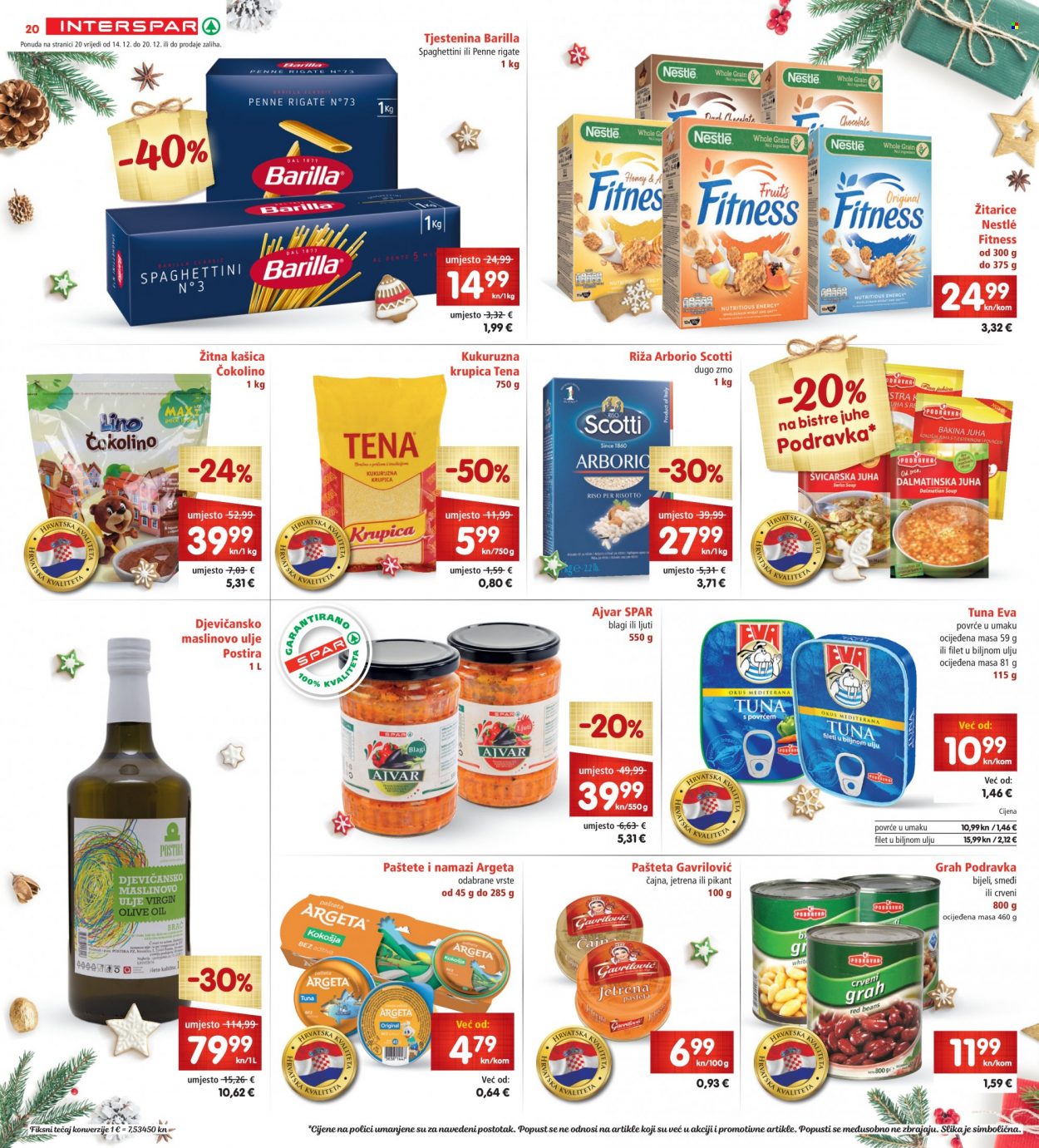 INTERSPAR katalog - 14.12.2022. - 20.12.2022. Stranica 20