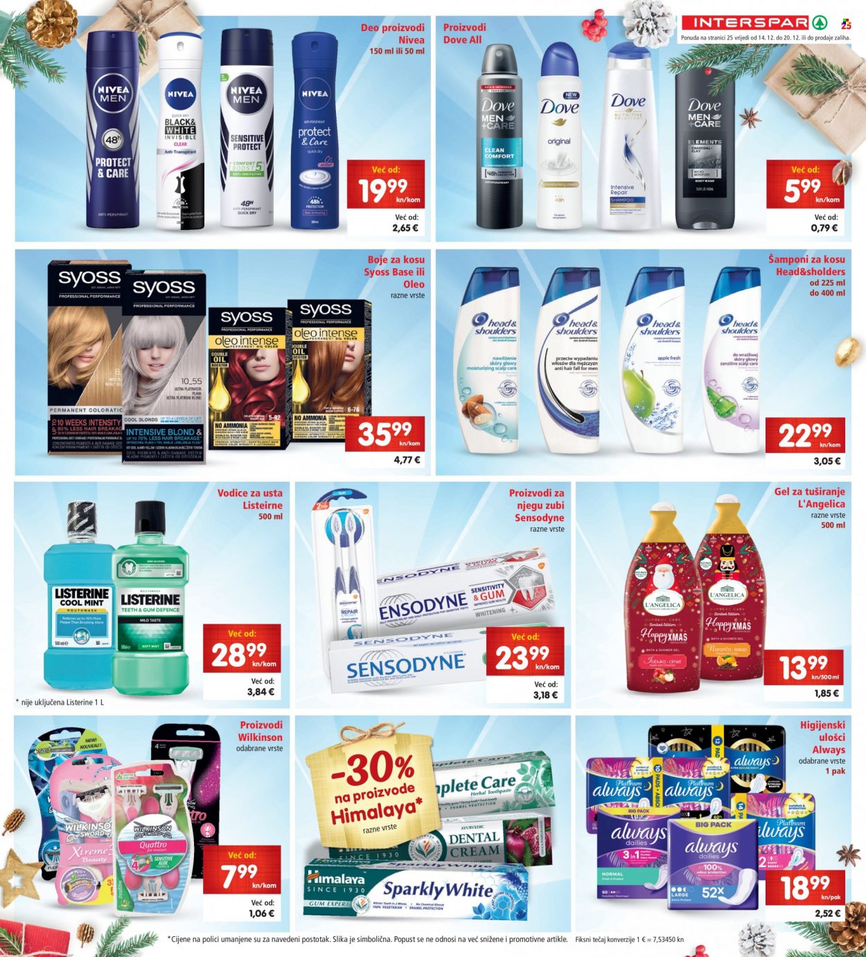 INTERSPAR katalog - 14.12.2022. - 20.12.2022. Stranica 25