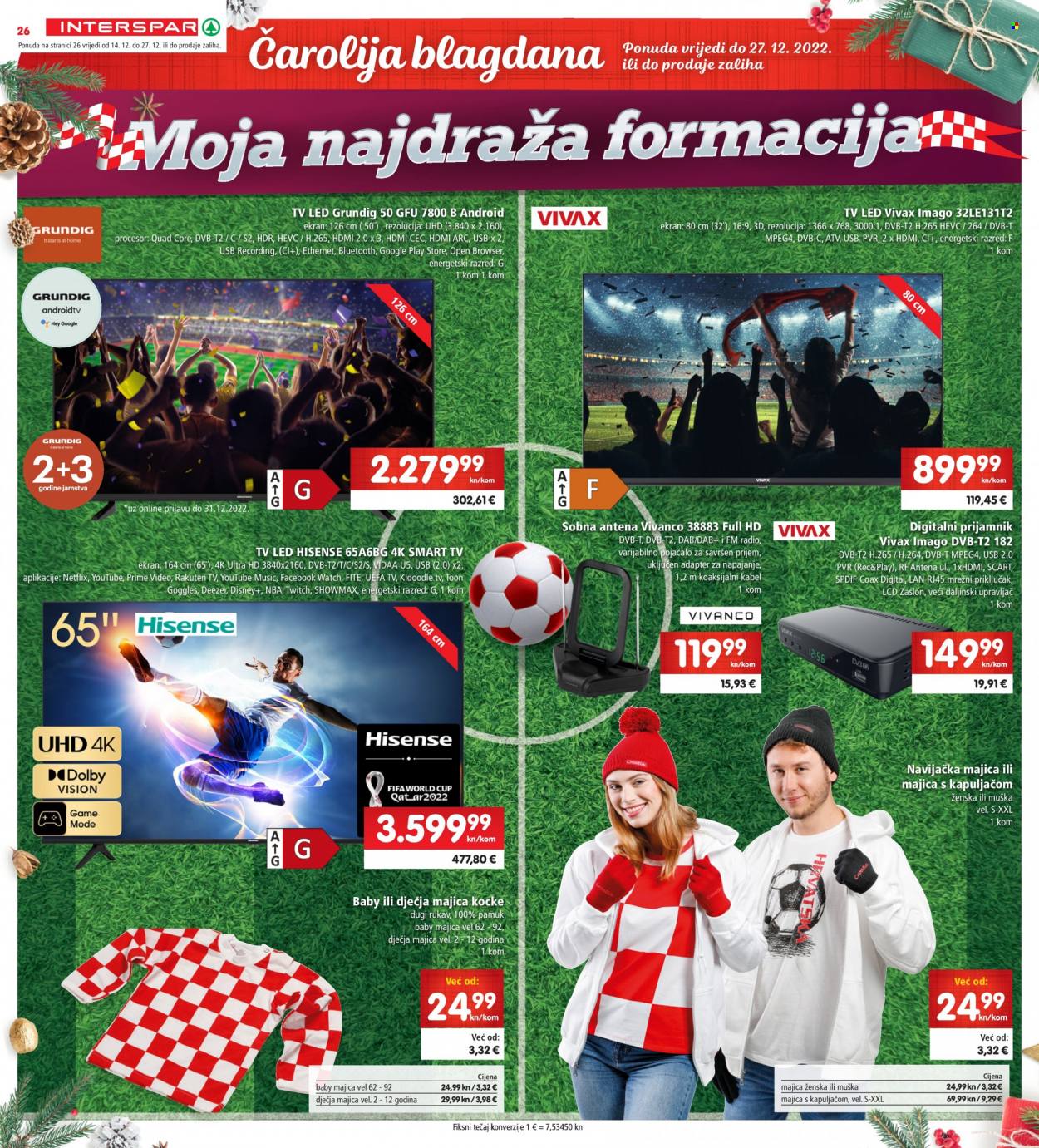 INTERSPAR katalog - 14.12.2022. - 20.12.2022. Stranica 26