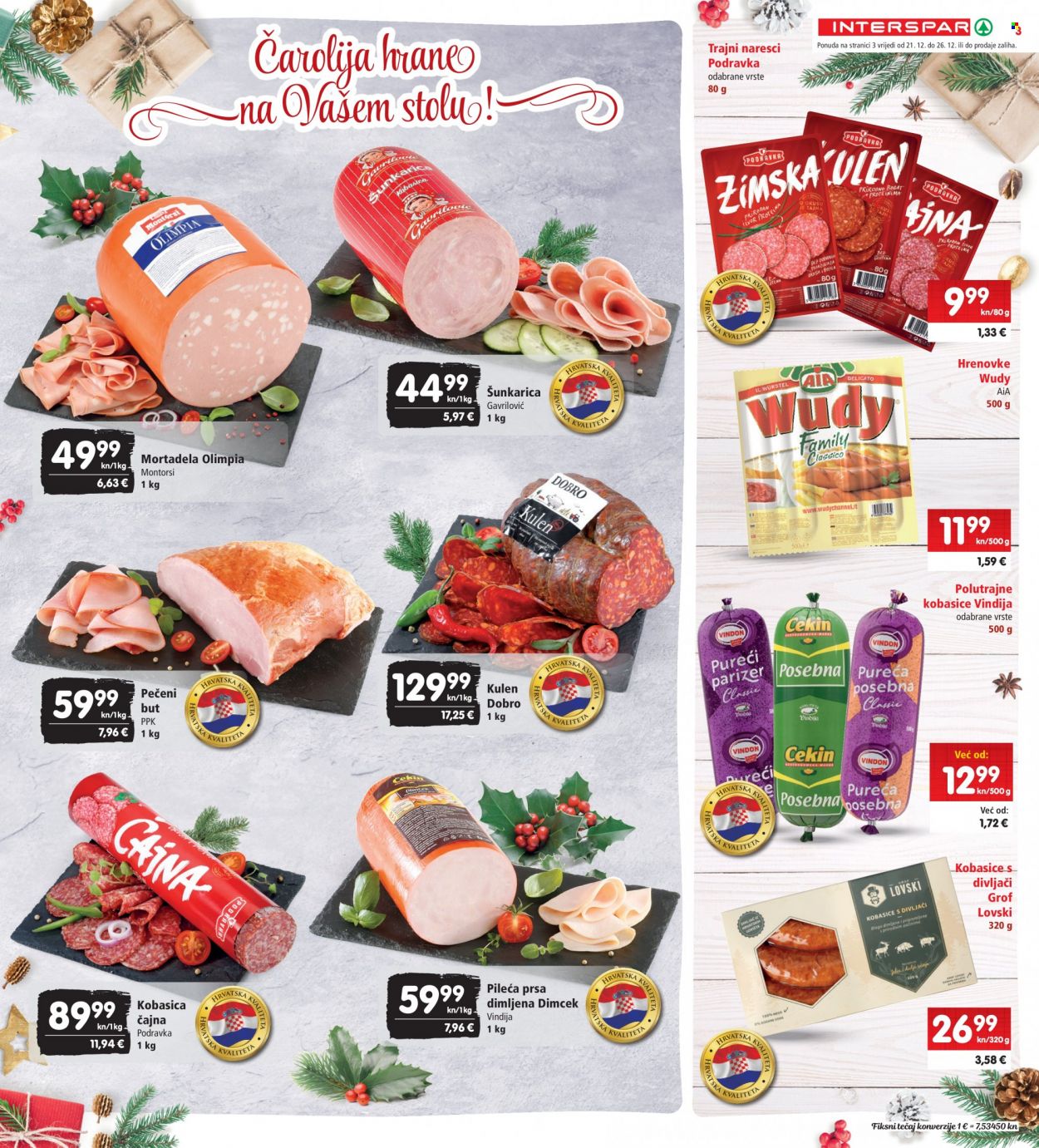 INTERSPAR katalog - 21.12.2022. - 26.12.2022. Stranica 3