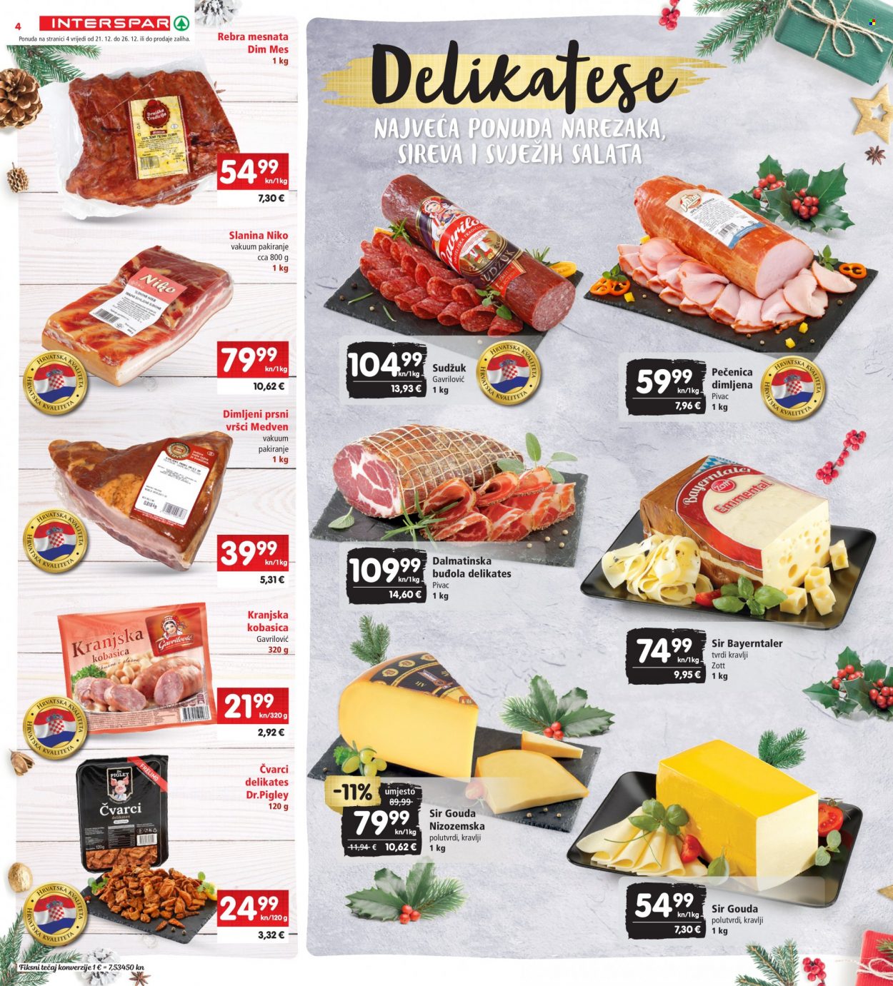 INTERSPAR katalog - 21.12.2022. - 26.12.2022. Stranica 4