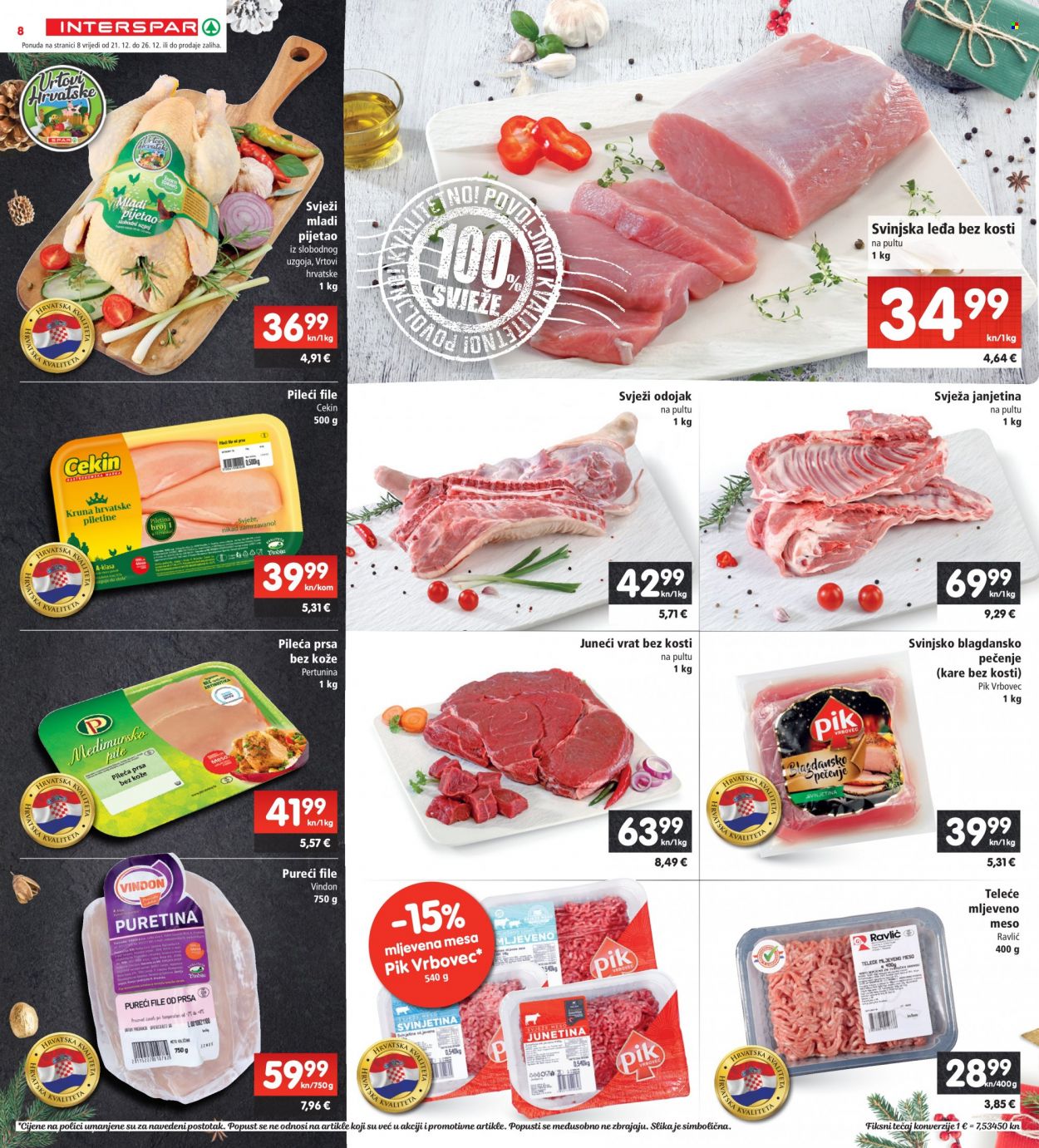 INTERSPAR katalog - 21.12.2022. - 26.12.2022. Stranica 8
