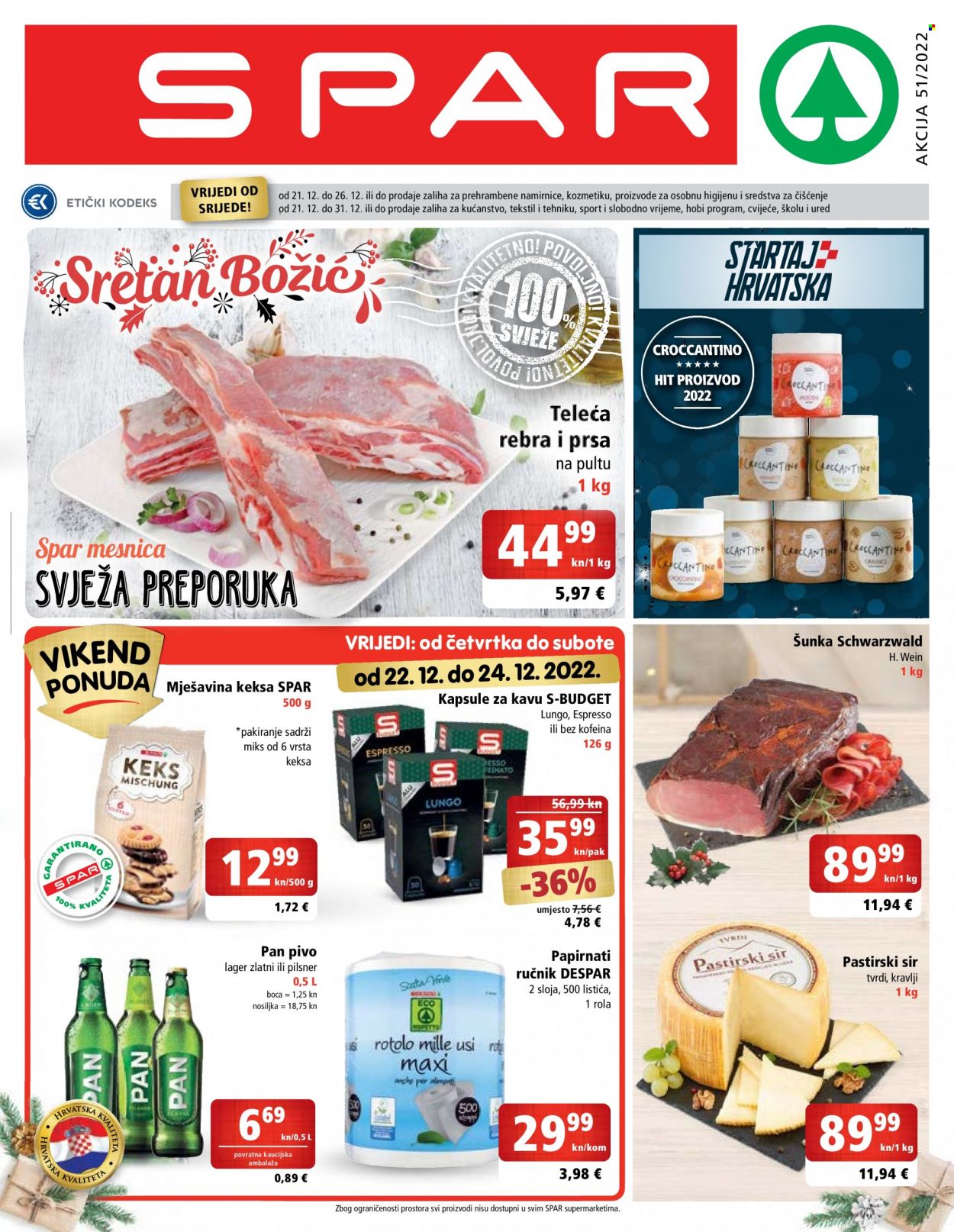 SPAR katalog - 21.12.2022. - 26.12.2022. Stranica 1