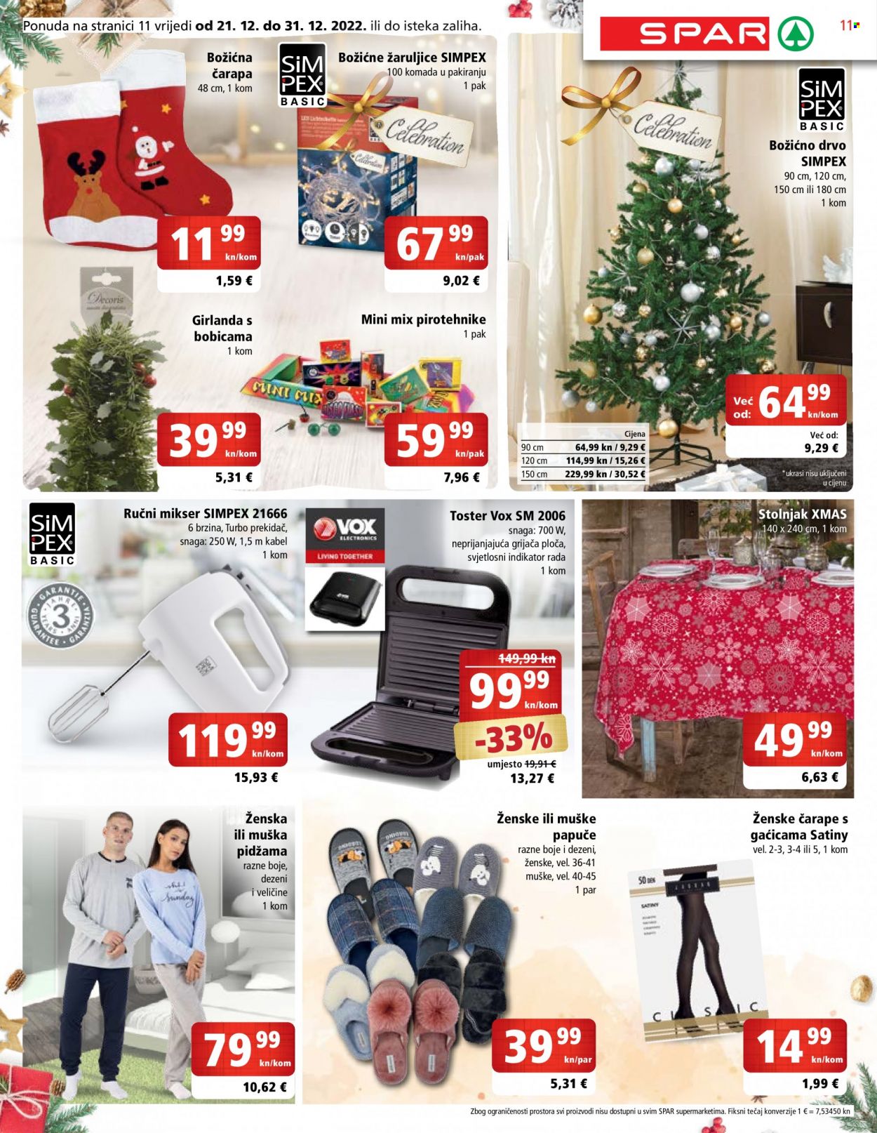SPAR katalog - 21.12.2022. - 26.12.2022. Stranica 11